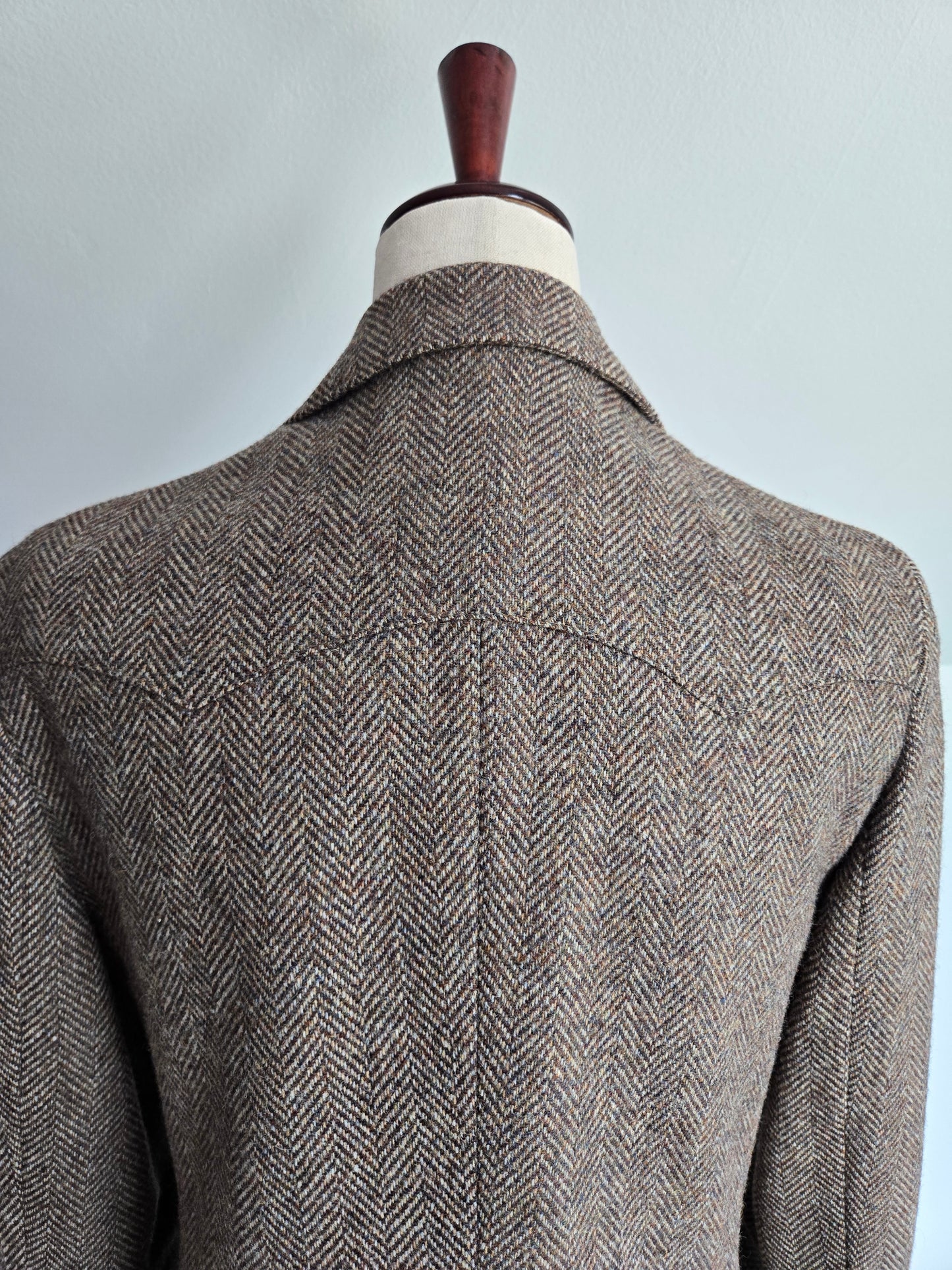 Farrah Vintage 70s Western Wool Tweed Blazer - Large