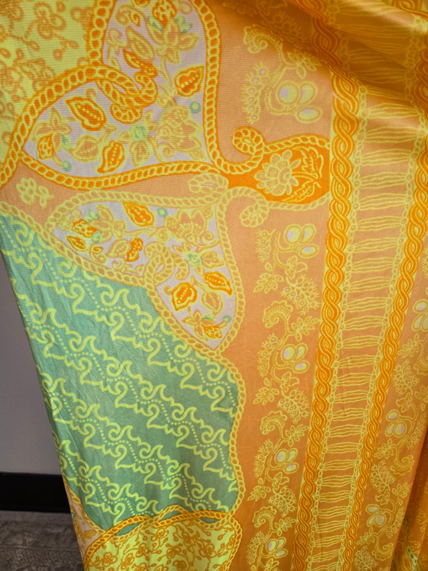 Windsor Vintage 60s Nylon Slinky Caftan Dress - up to large