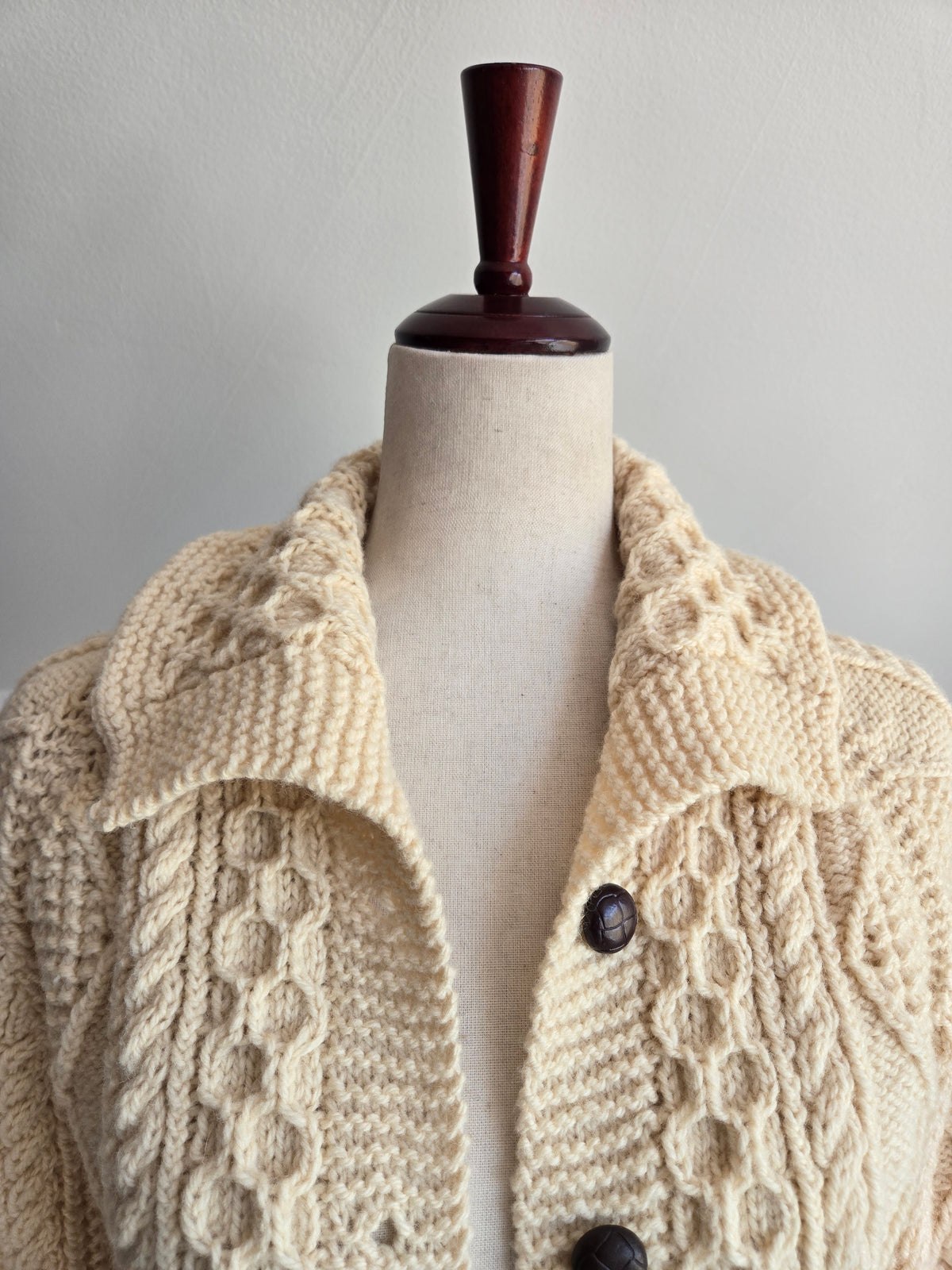 Blarney Woolen Mills Irish Knit Cardigan - medium
