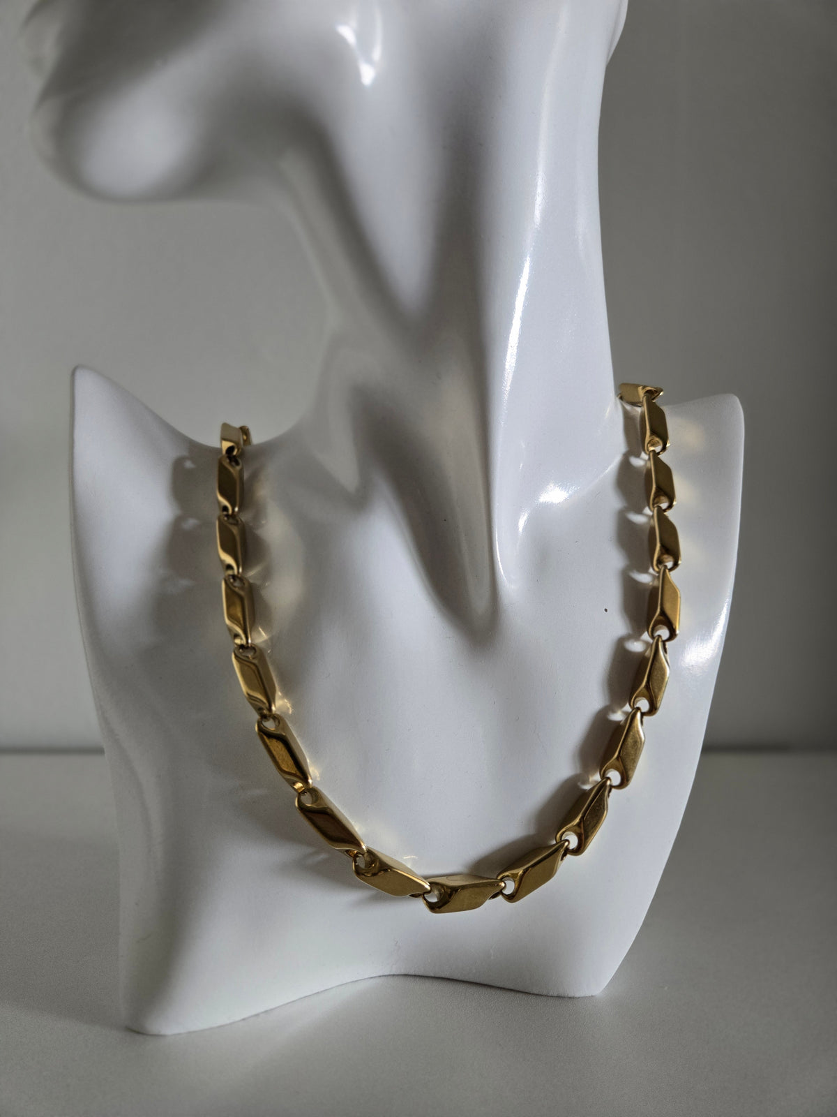 Heavy Solid Brass Linked Chain