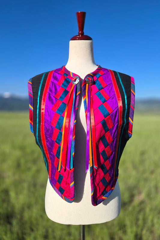Fiesta Mi Lado! Vest Designed by Margaret Piatt in San Diego - medium