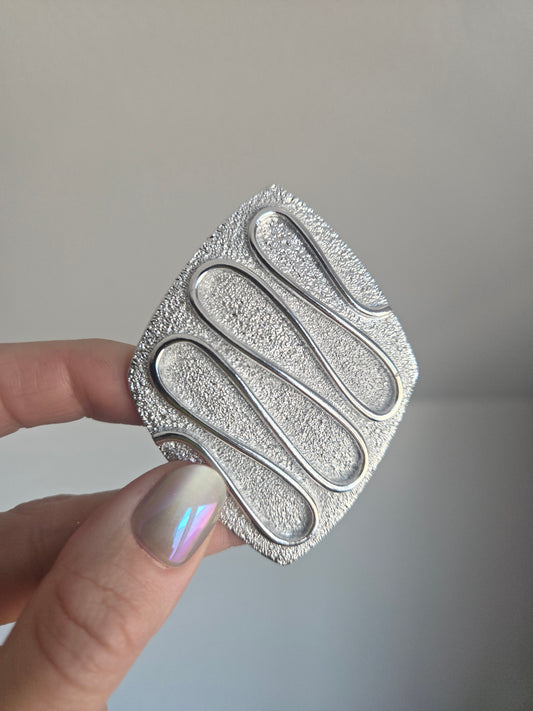 1961 Sarah Coventry Silver Tone Nile Three Piece Set