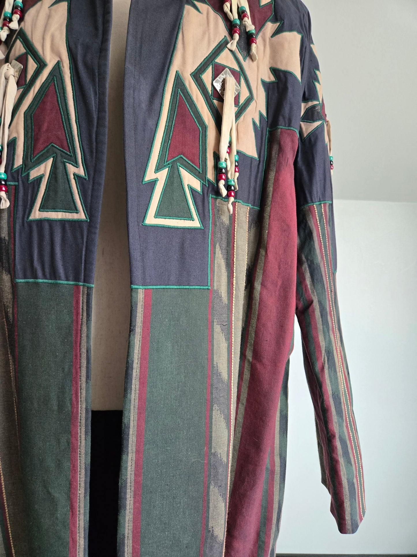 Suzette International Vintage 80s Cotton Western Trench Coat - XL