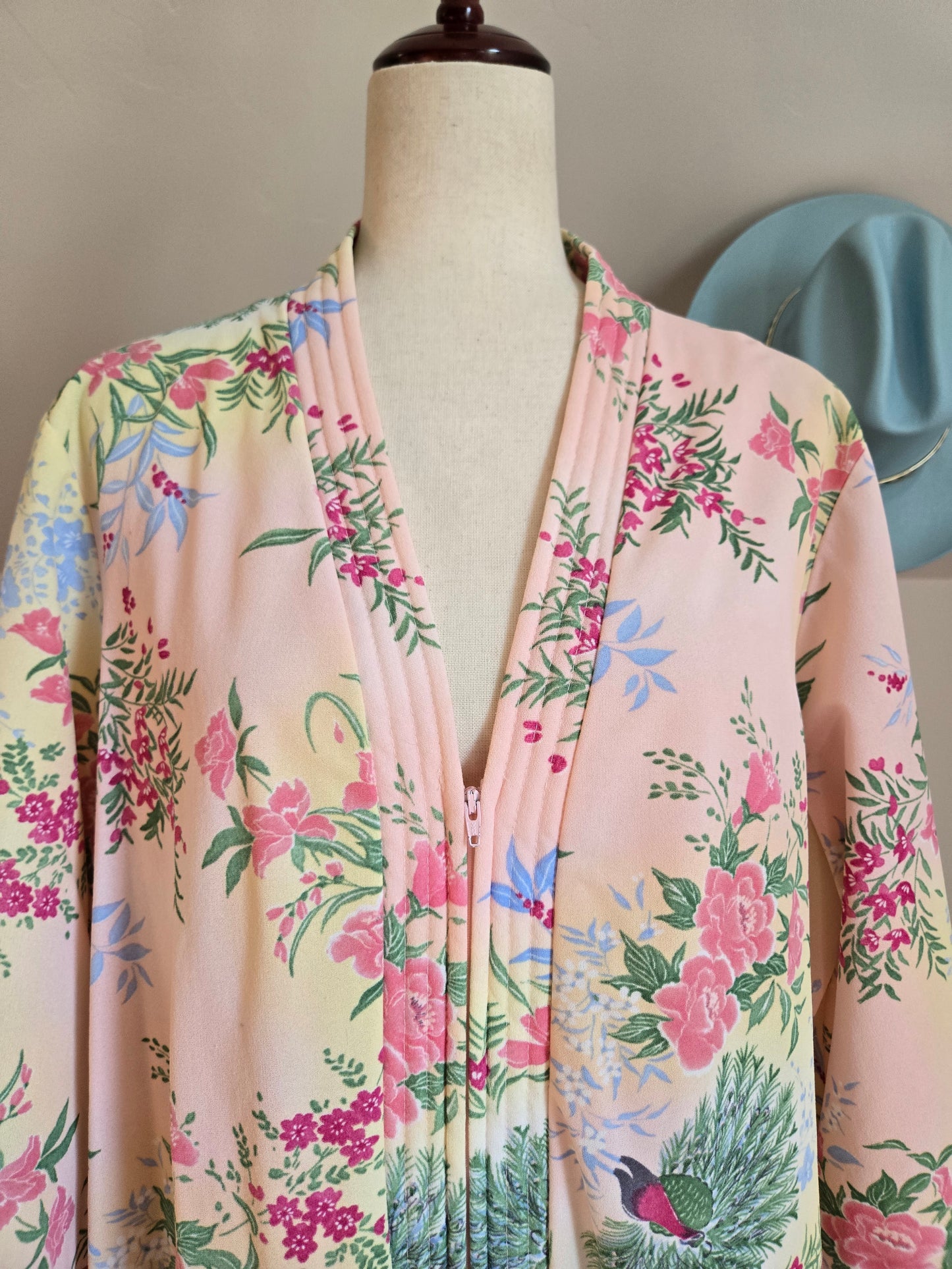 Sears Take Along 60s Union Made Zipper Front Housedress - 2XL