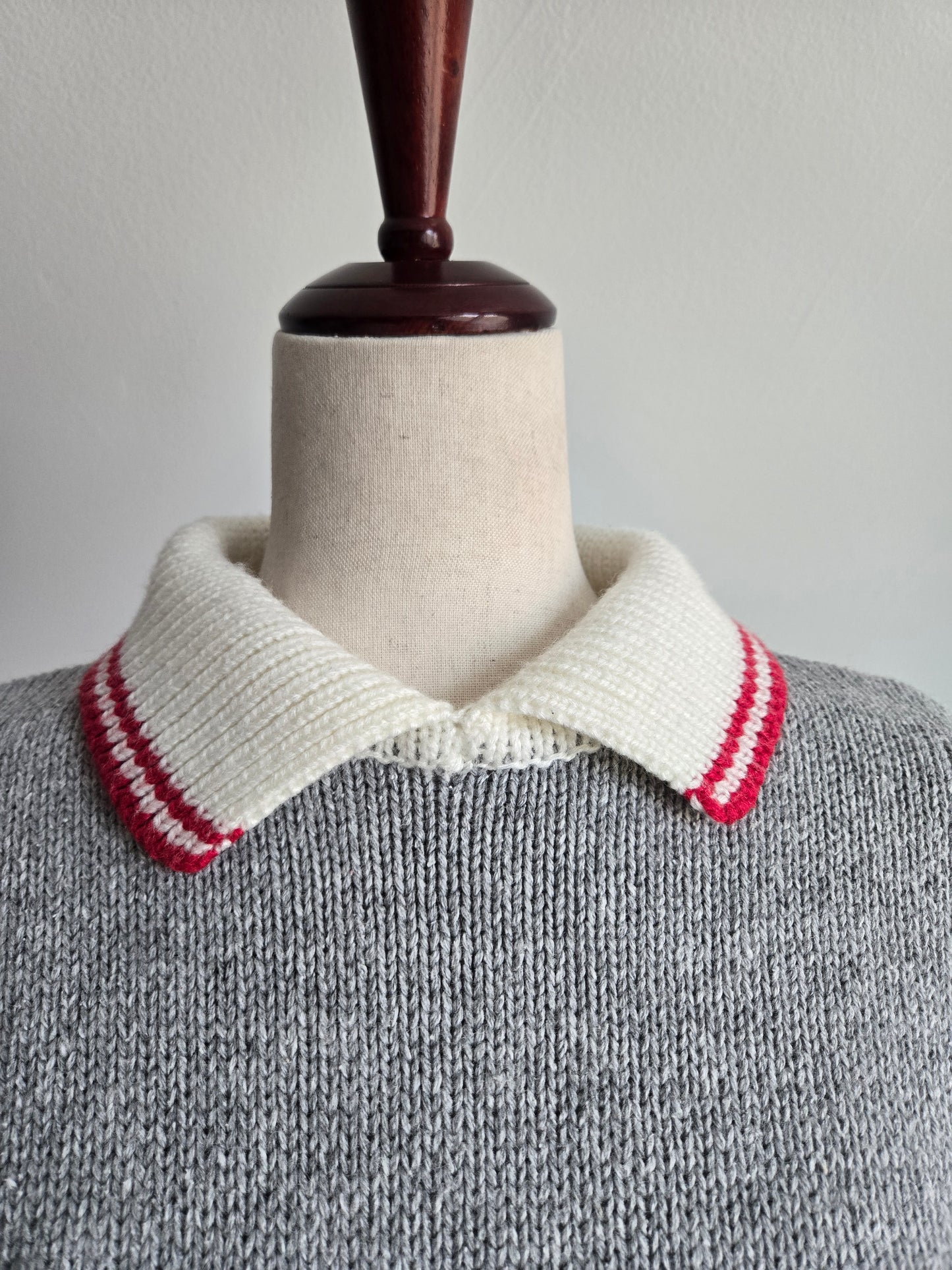 Catalina Vintage 80s Sled Dog Novelty Knit Sweater - Medium