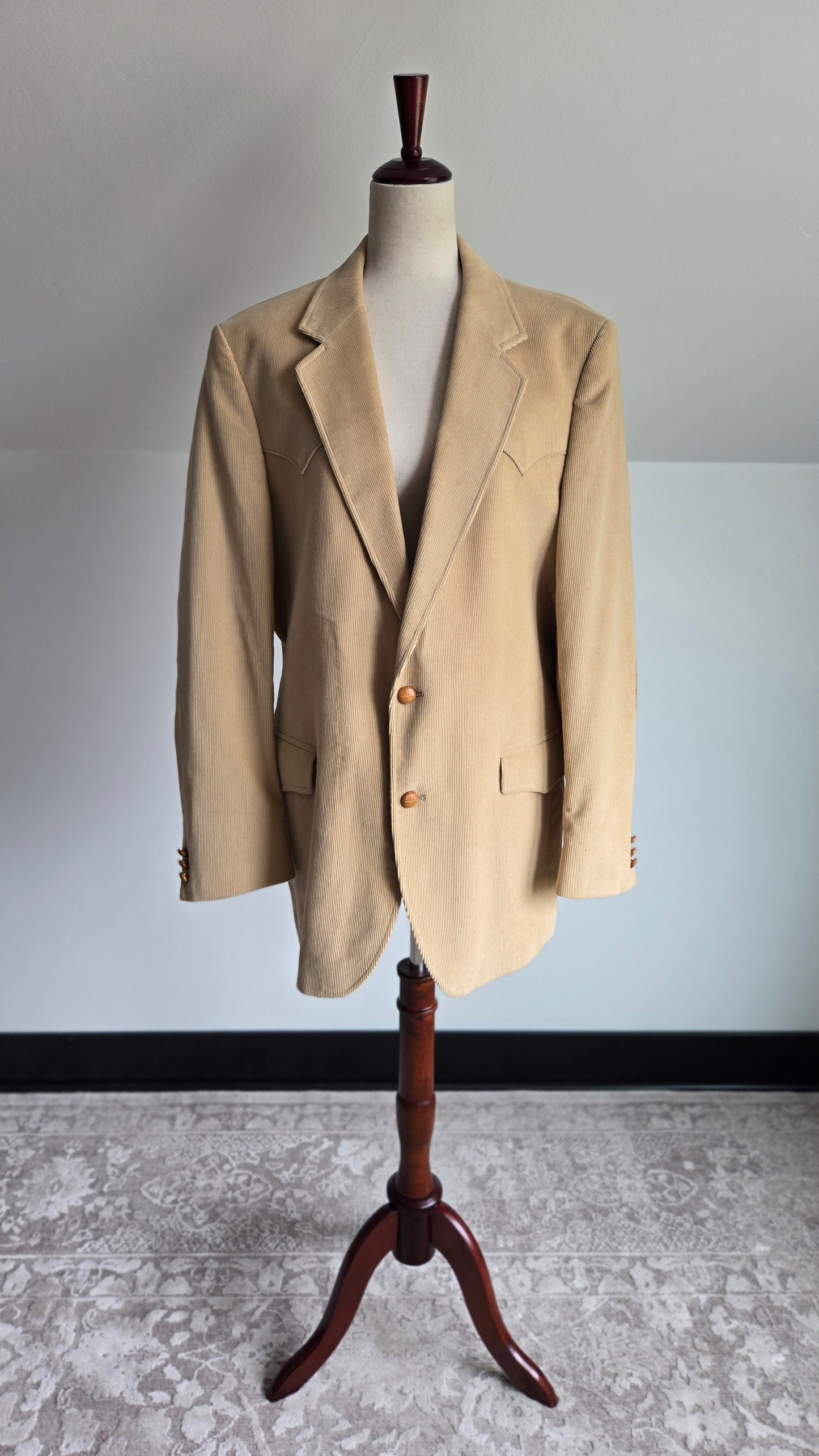 Brad Whitney Vintage Cotton Corduroy Western Blazer - L/XL