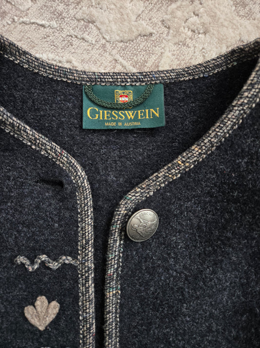 Geisswein Boiled Wool Coat Made in Austria - XL/2XL