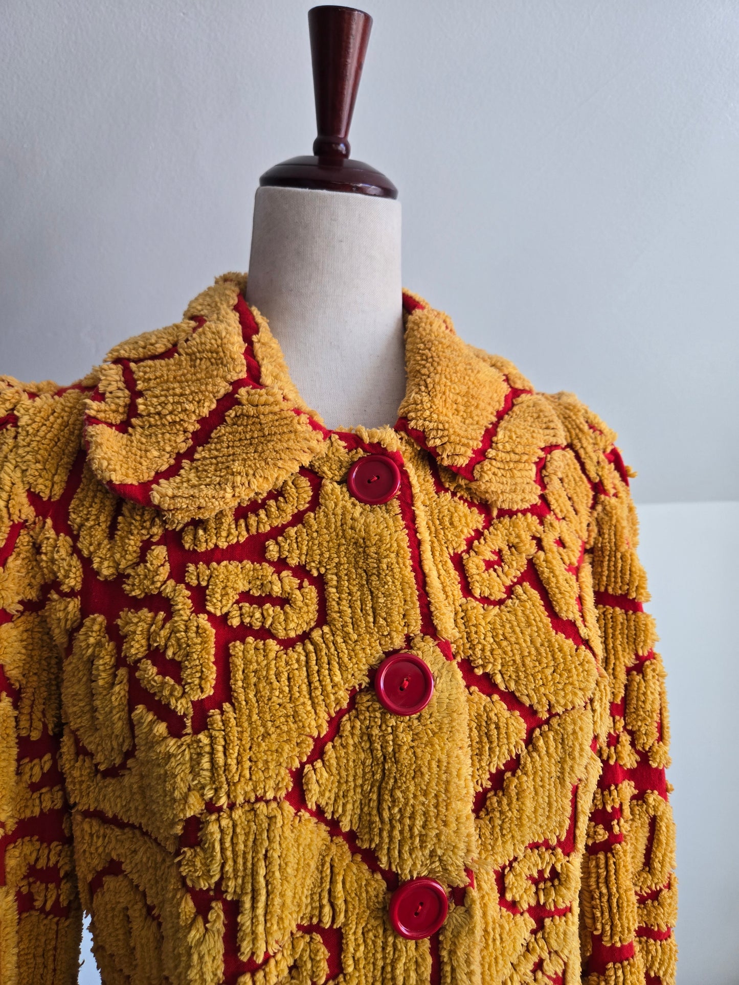 Miki Tops Vintage Carpet/Tapestry Style Jacket - small/medium