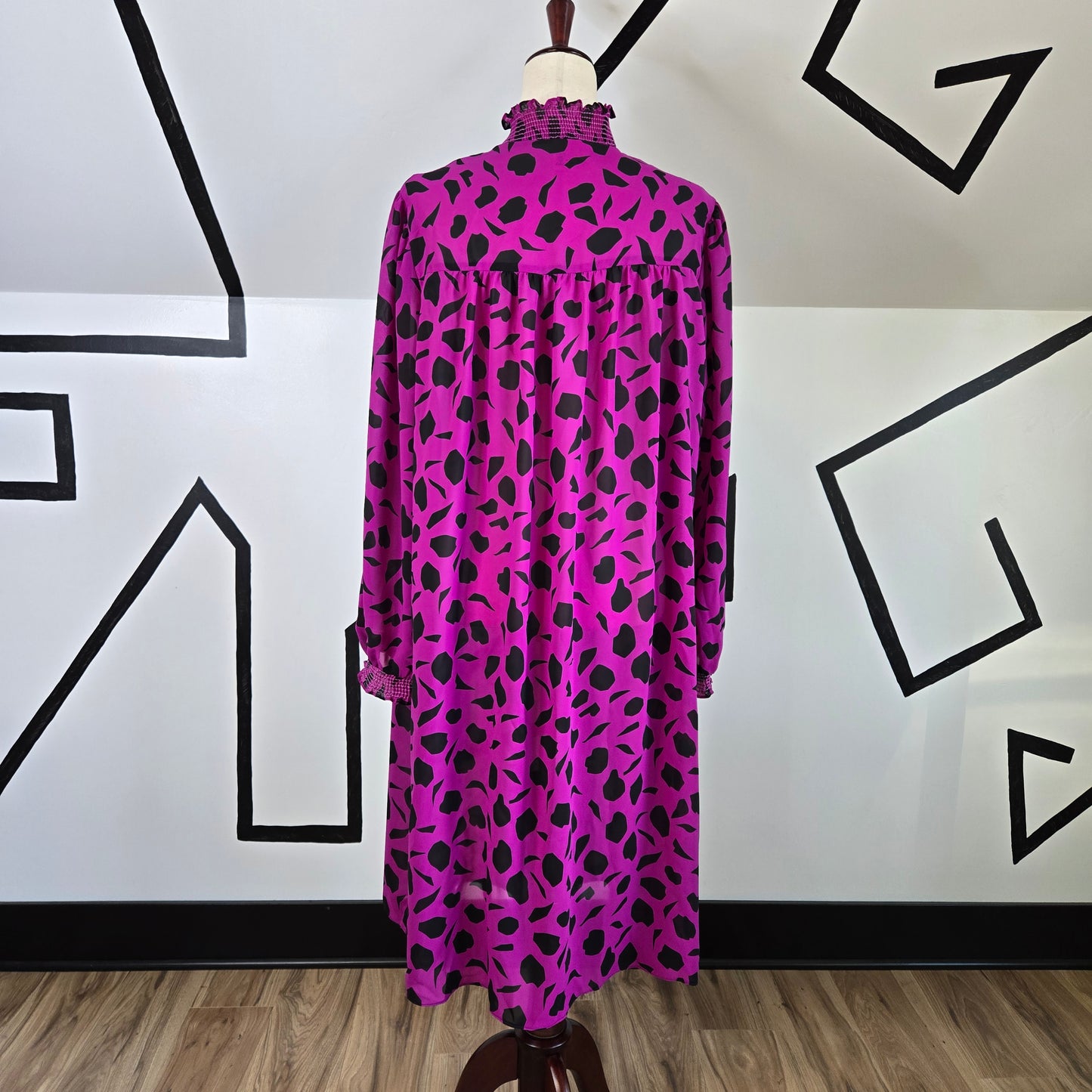 Addition Elle Vintage Union made in Canada Fuchsia Dress - XL