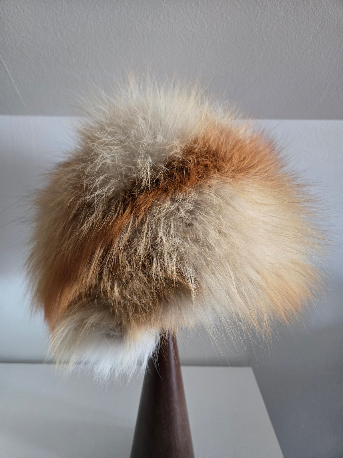 Vintage Genuine Red Fox Fur Hat