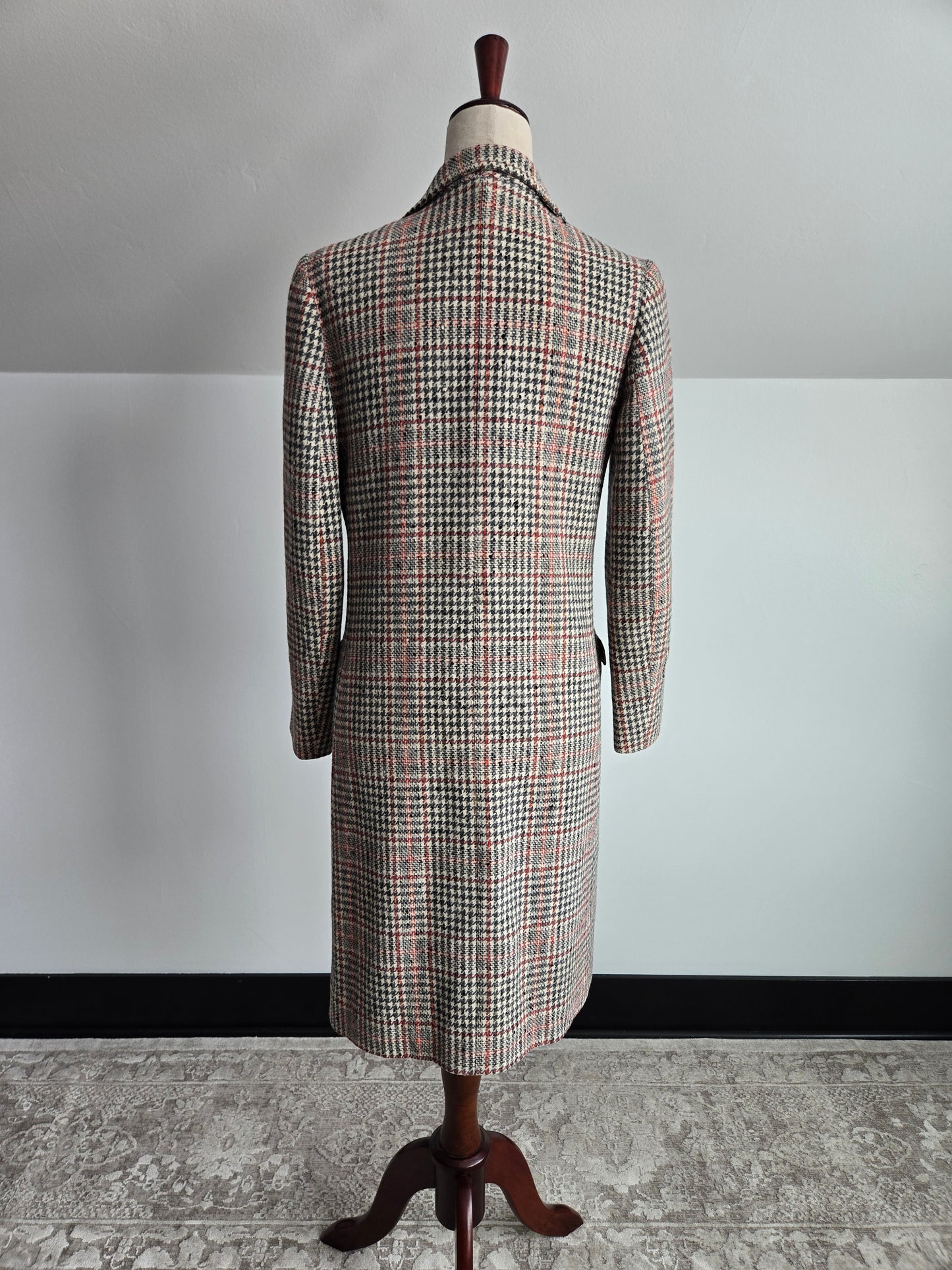 Vintage 60s Seatona Suits by Seaton Hall Plaid Wool Jacket - Small