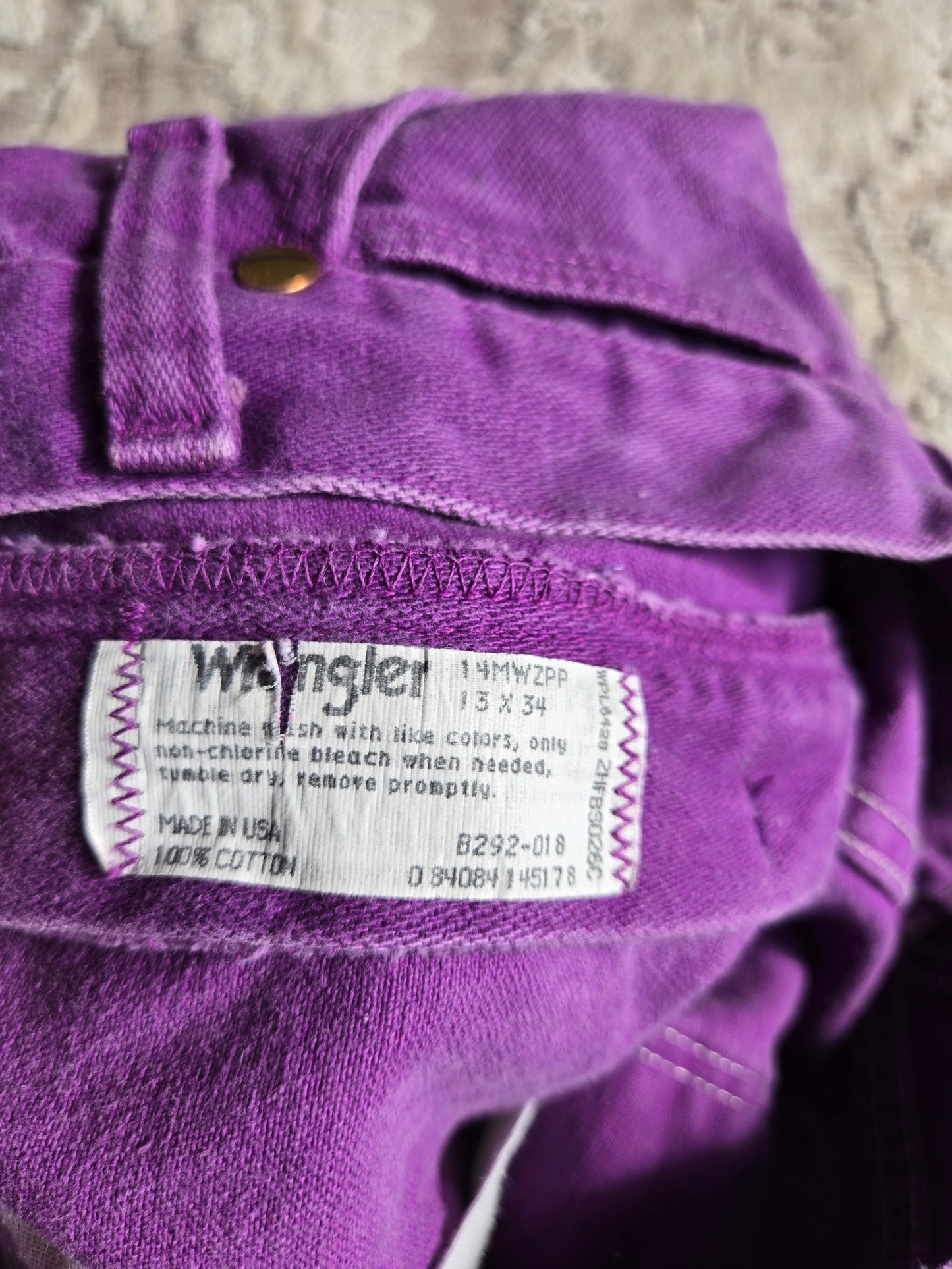 Vintage Purple Wrangler Jeans  - W30-31"
