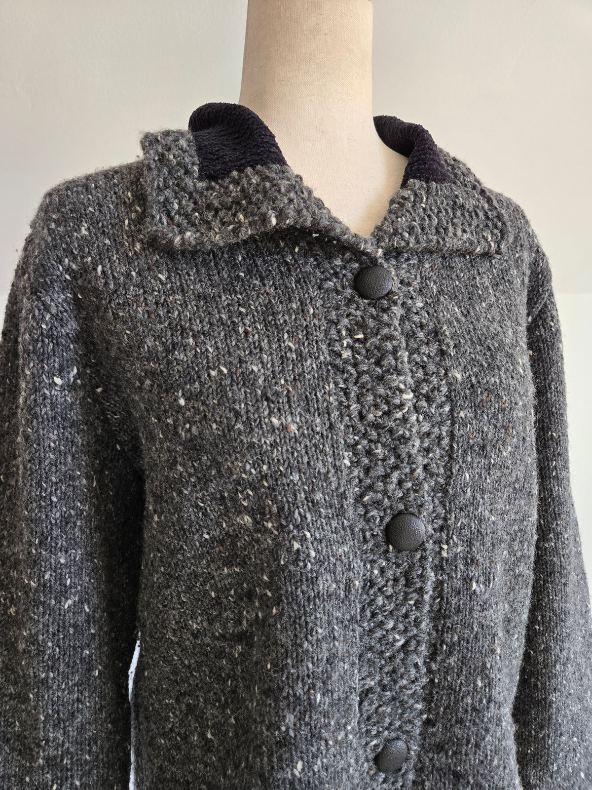 Foxglove Irish Wool Cardigan - L/XL