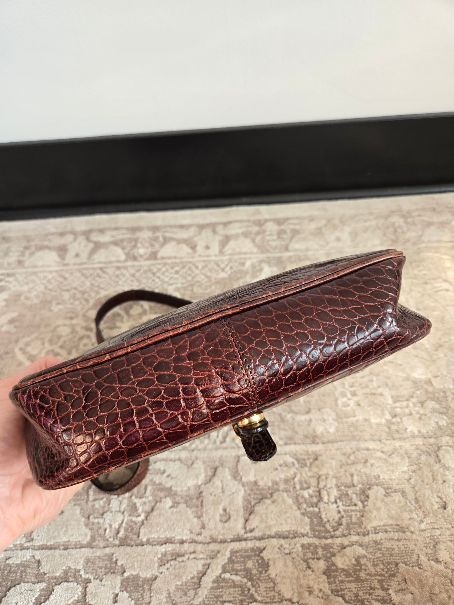 Vintage Italian Leather Crossbody
