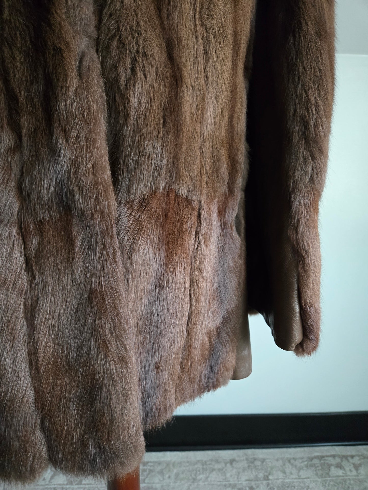 Vintage 50s Genuine Sable Fur Custom Made Coat - M/L