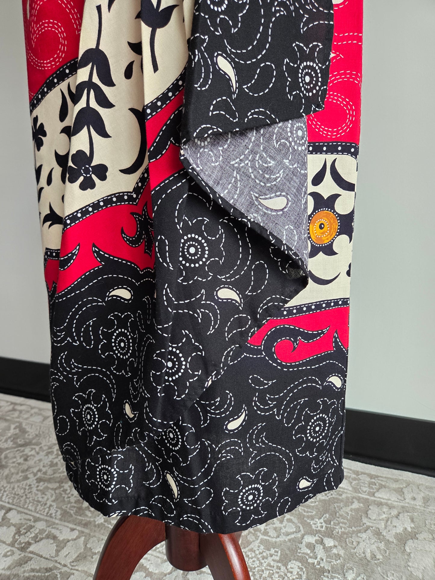 Circle T by Marilyn Lenox Western 100% Cotton Skirt - XS