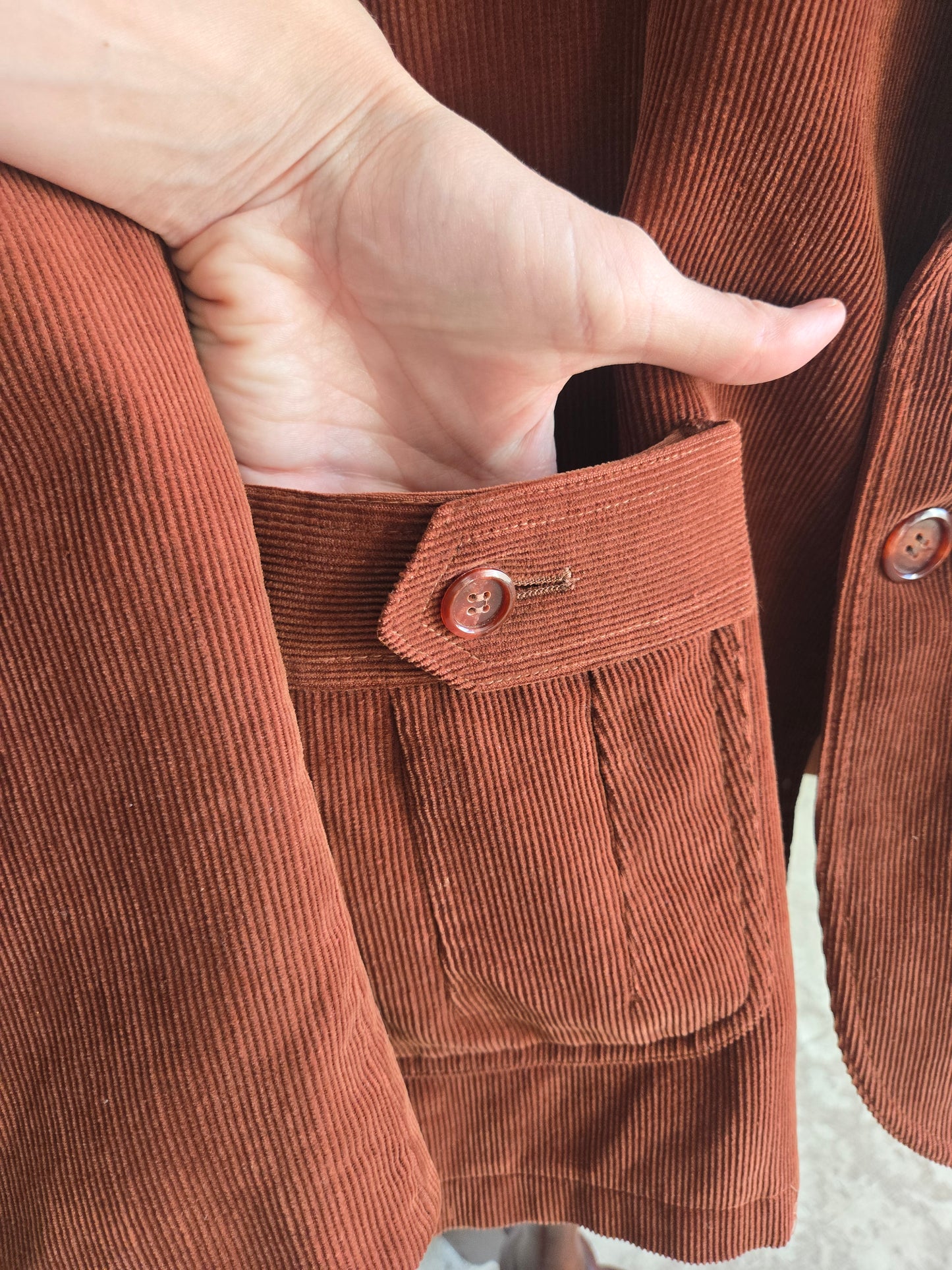 Scotts Grey Ltd. Vintage Corduroy Equestrian Blazer -