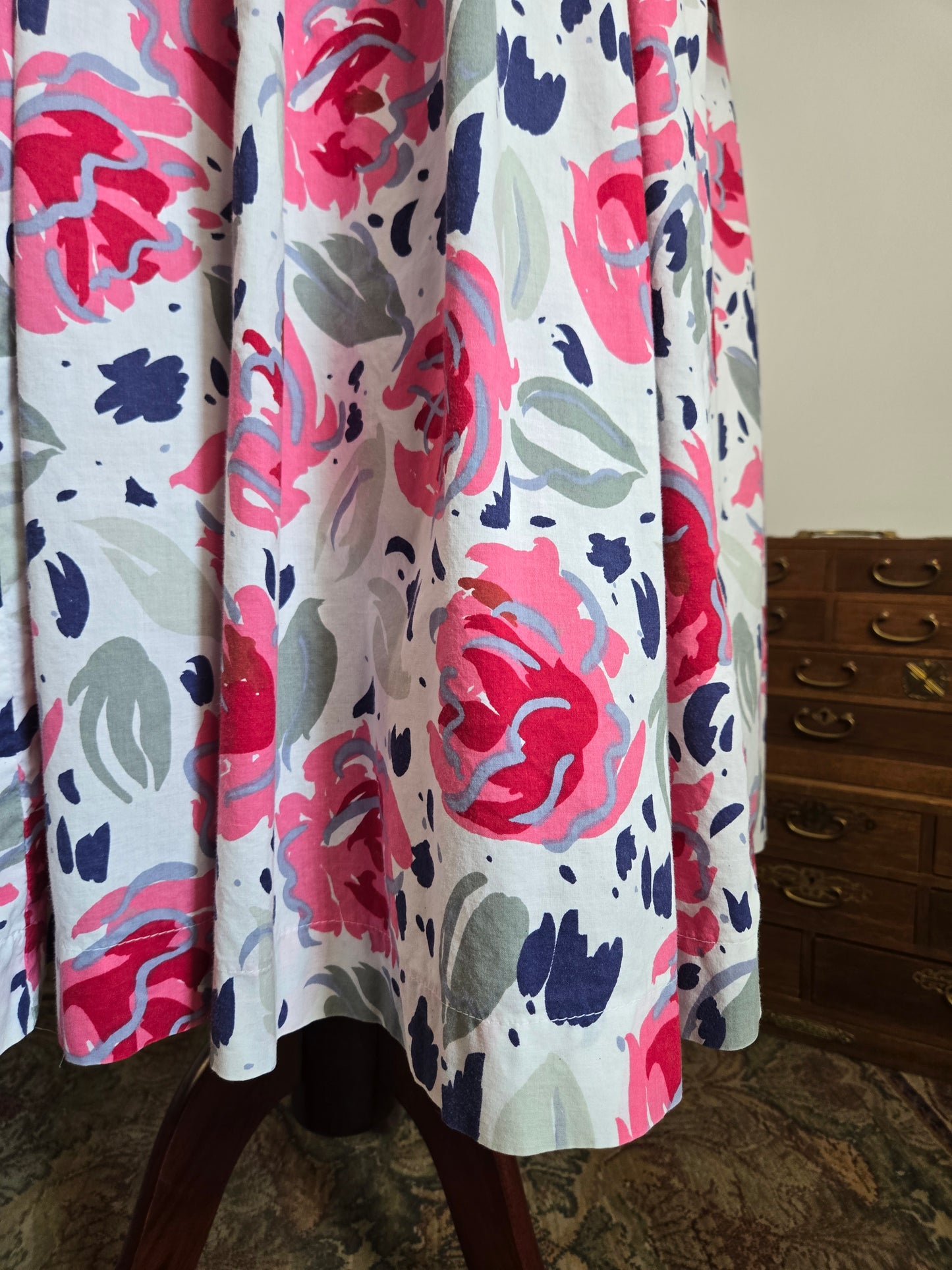 Laura Ashley Made in Great Britain Cotton Floral Dress - large