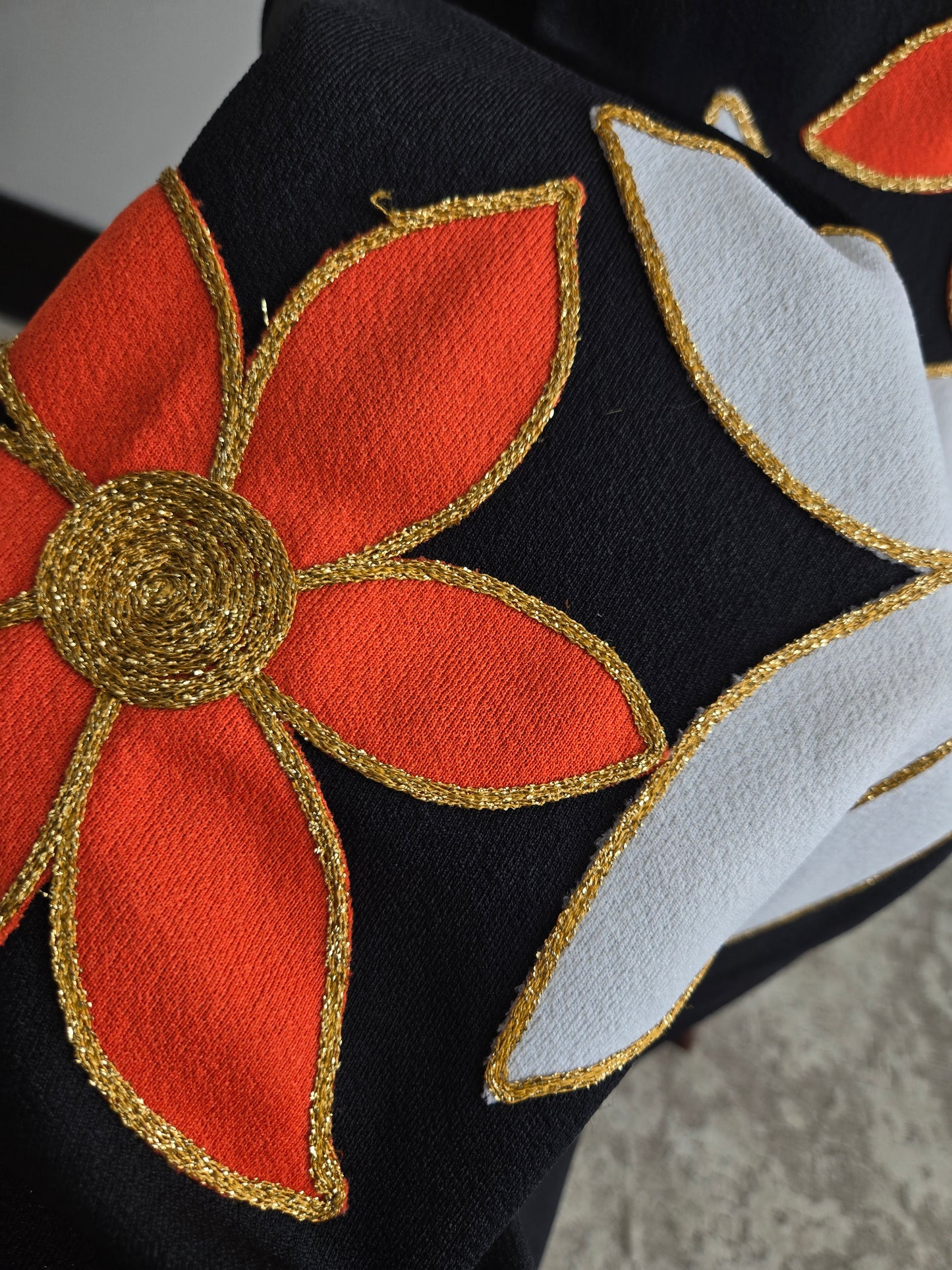 Carroll's Vintage 70s Flower Power Maxi Dress - medium