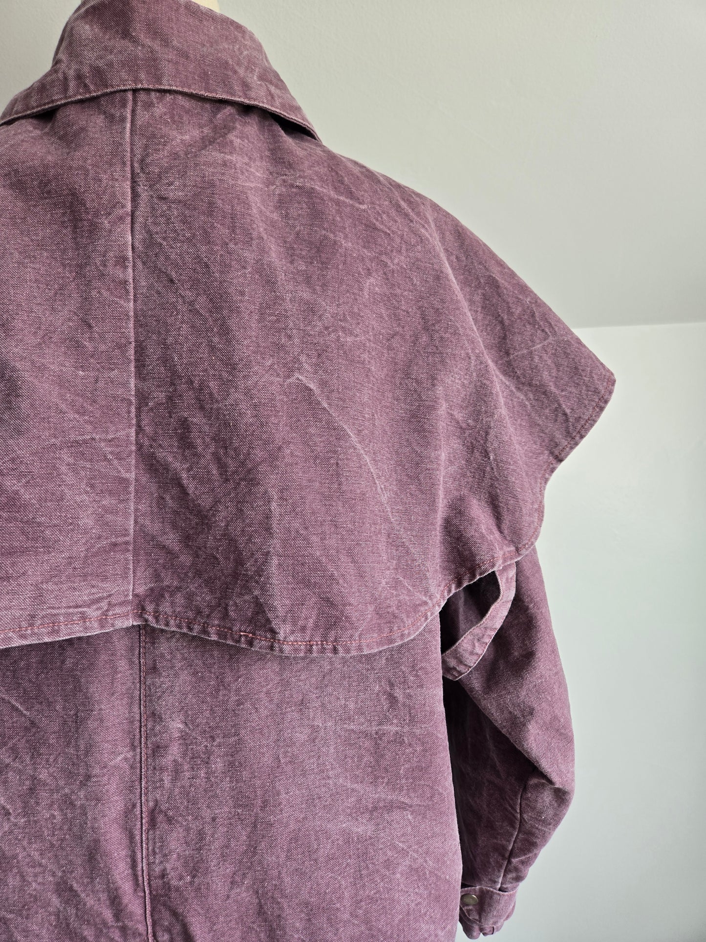 Australian Stock Saddle Co Town and Country Vintage Cotton Ranch Barn Coat - L/XL