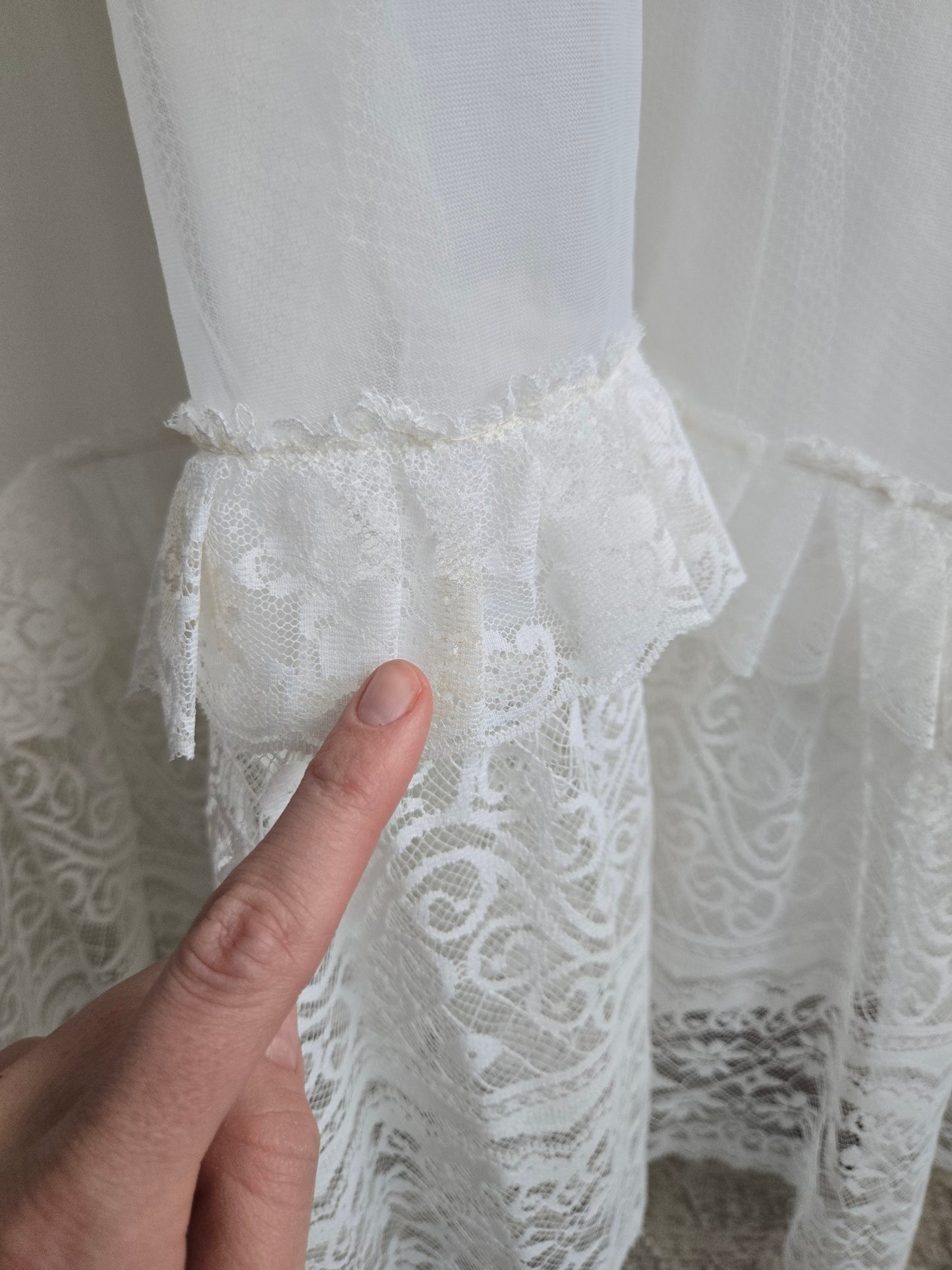 Vintage Victorian Gunne Style Wedding Dress