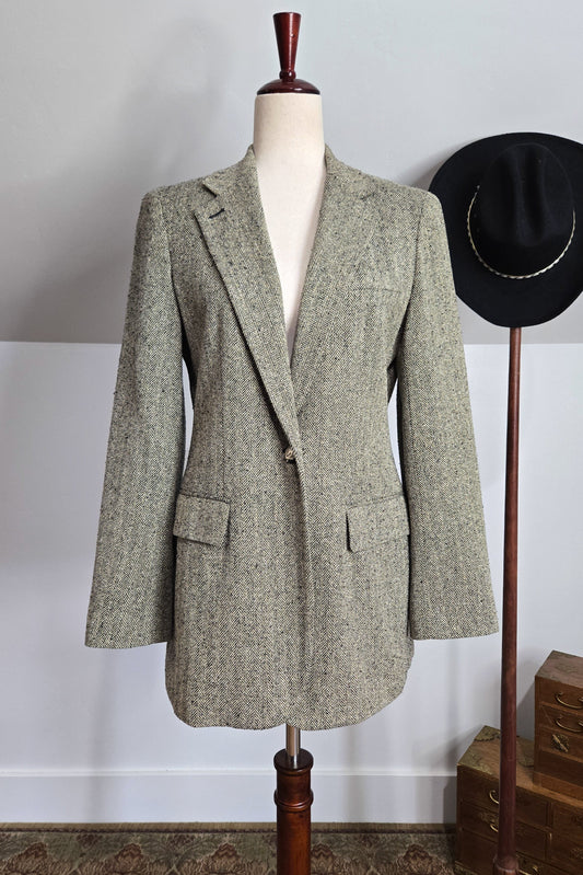 Ralph Lauren Vintage Silk Tweed Made in USA Blazer - medium