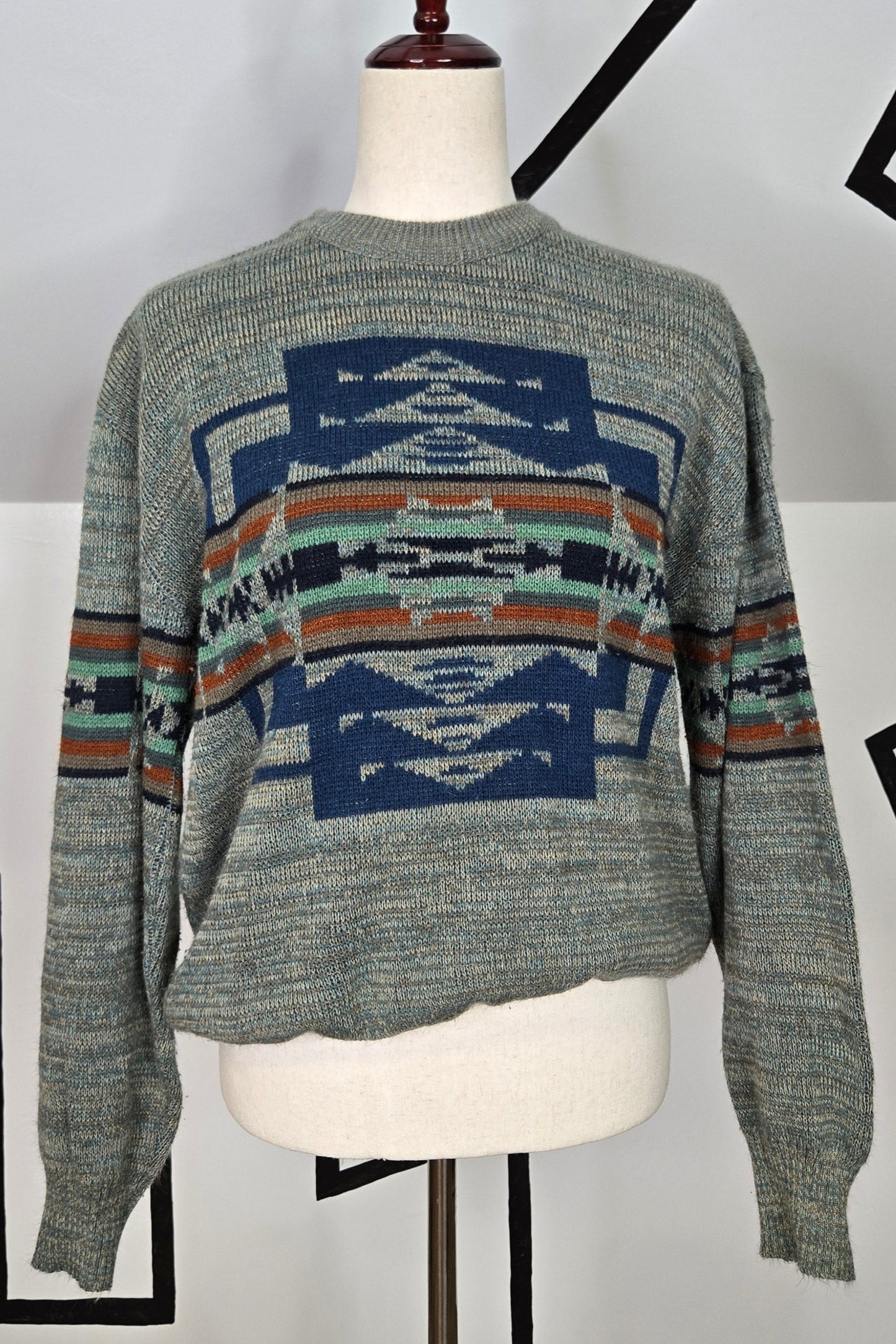 Repage Vintage Western Sweater made in Greece - XL