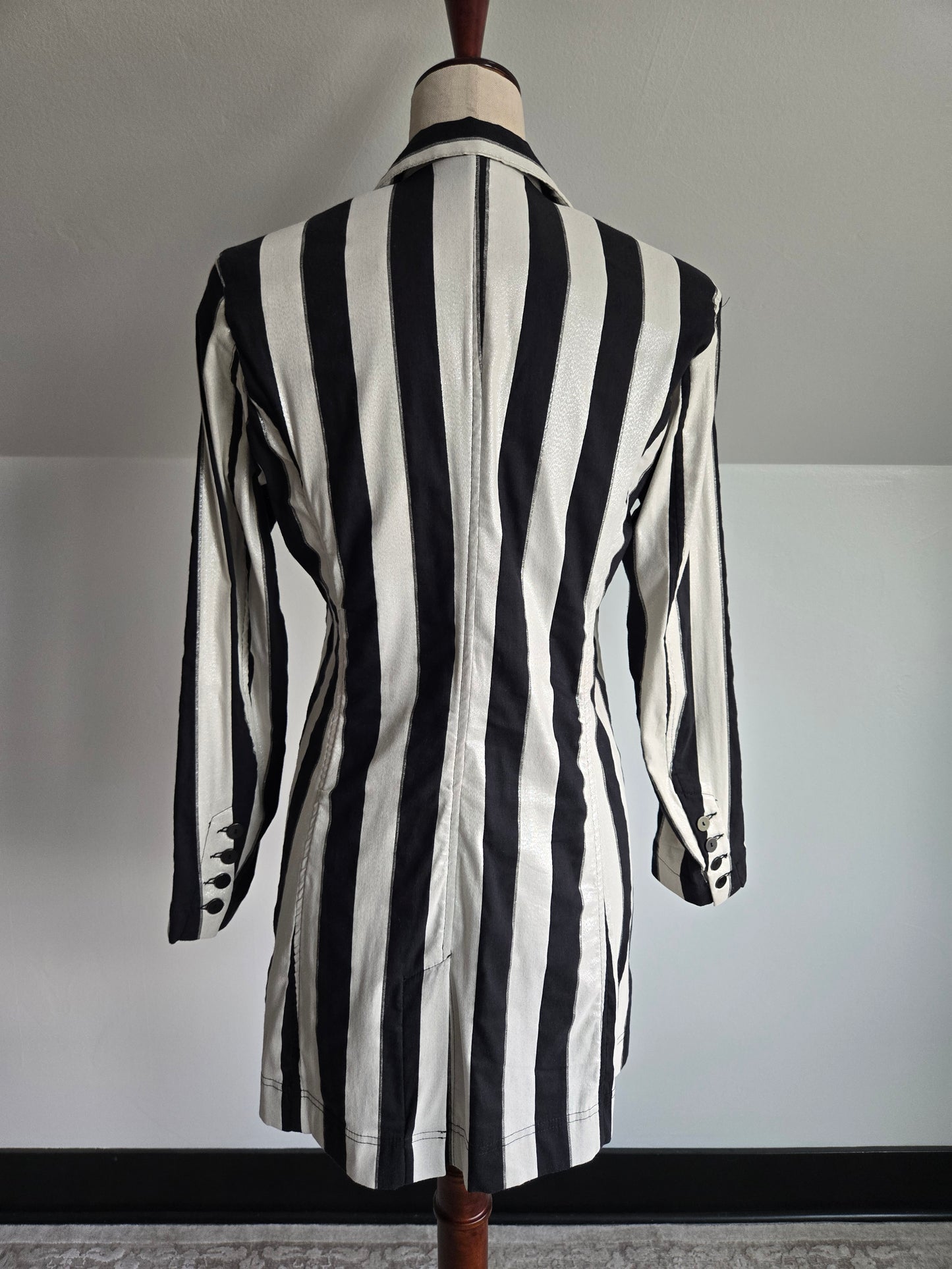 Bitte Kai Rand 1981 Stripe Long Blazer Made in Turkey - Medium