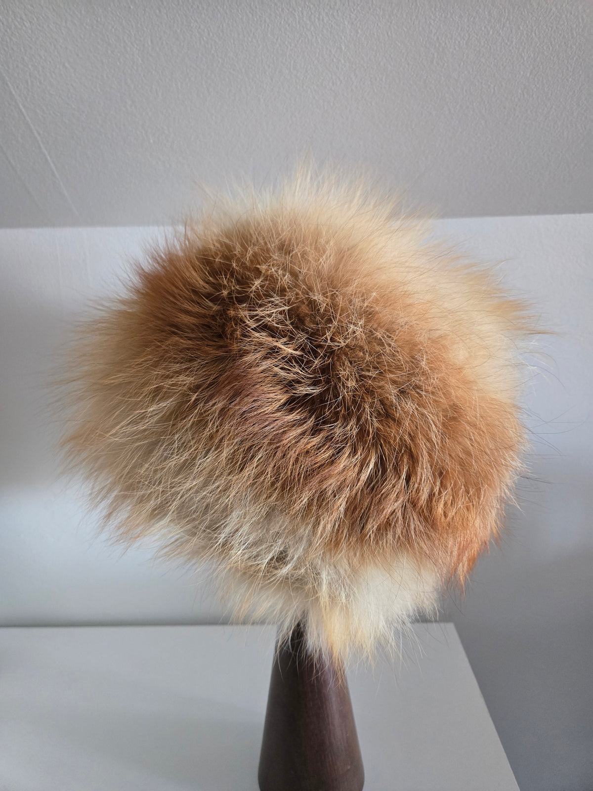 Vintage Genuine Red Fox Fur Hat