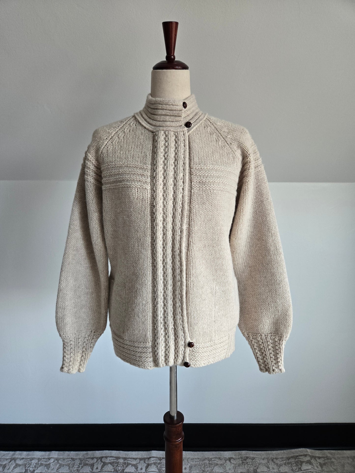 Eddie Bauer Vintage Wool Full Zip - medium