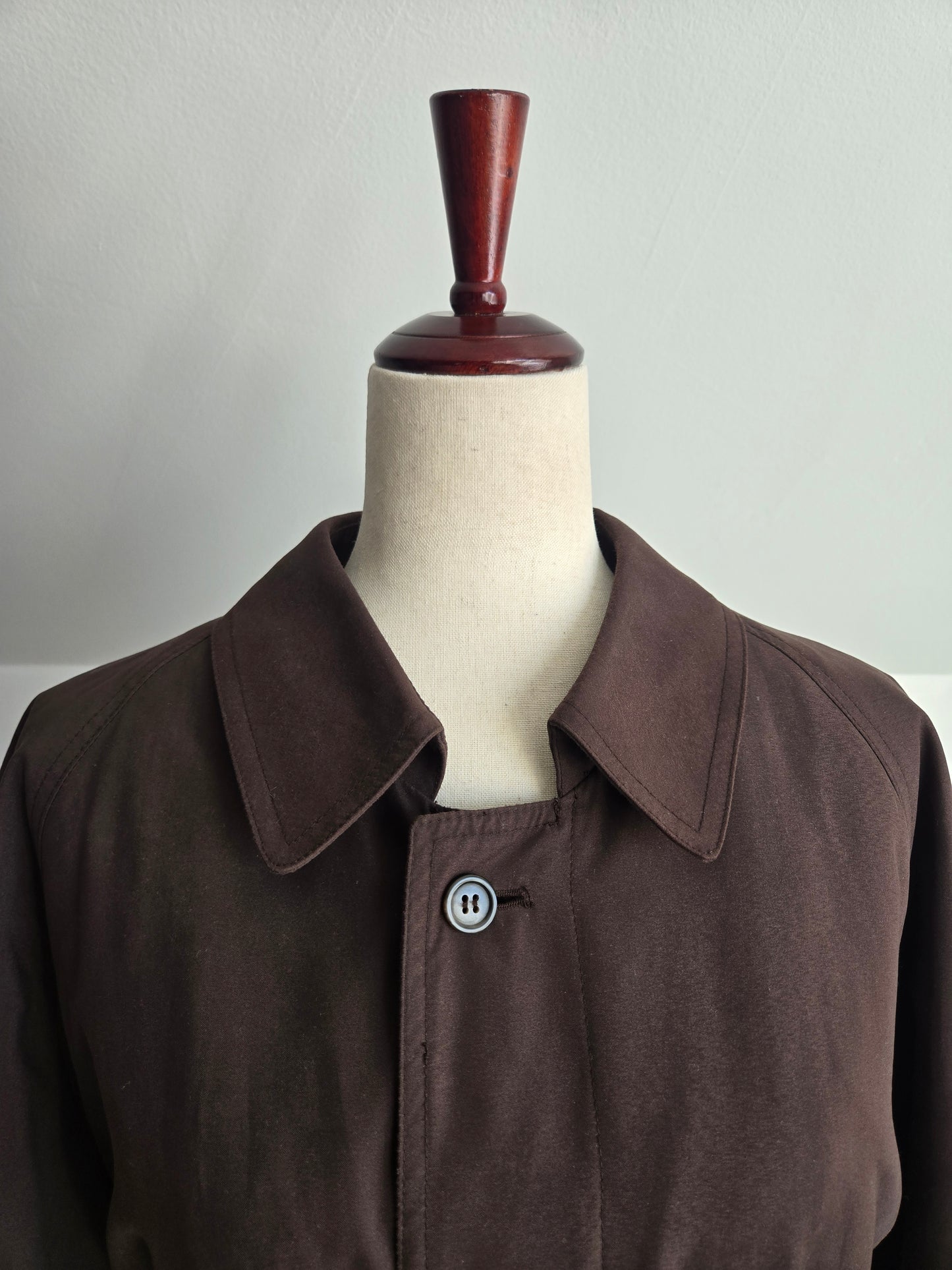 Vintage Chaps Ralph Lauren Brown Trench Coat with Belt and Wool Liner - 2XL