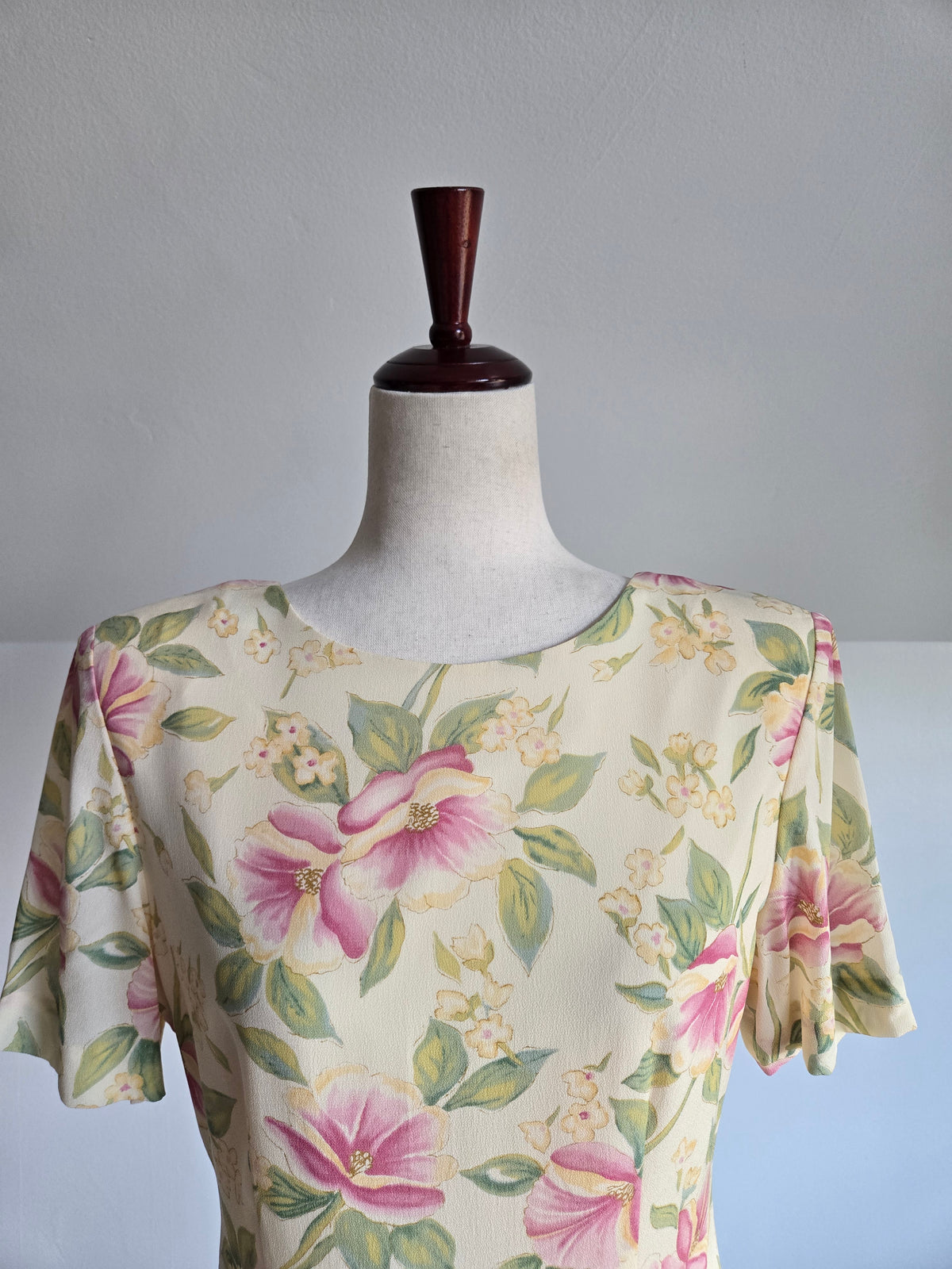Vintage 90s Liz Claiborne Floral Dress - S/M