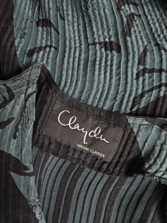 Marian Clayden Designer Pleated Top -