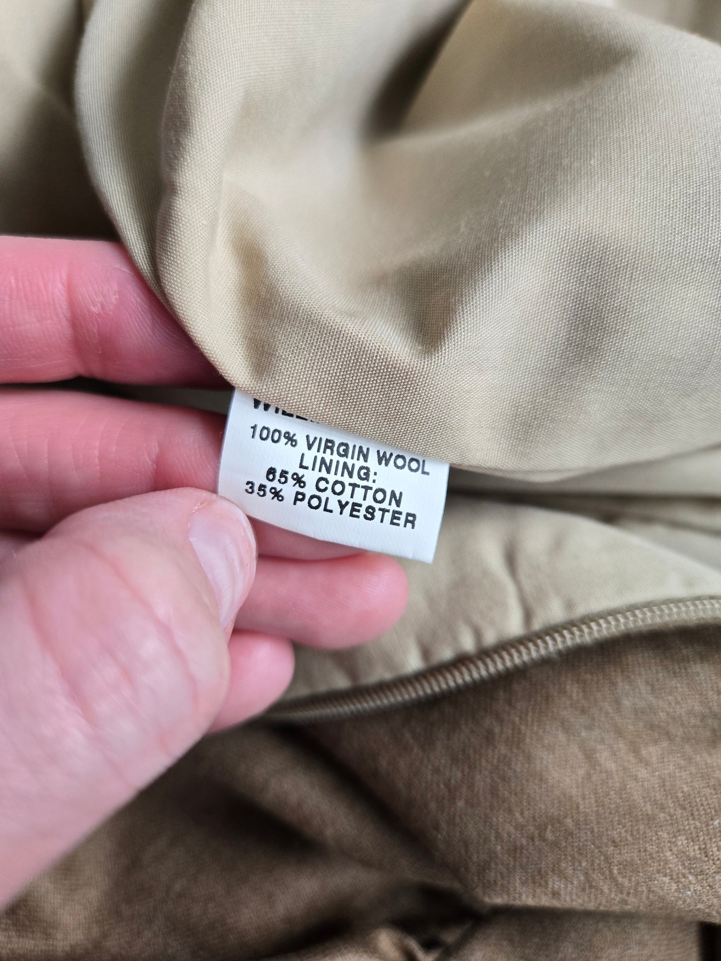 William Reid Brown Wool Fitted Dress - Size 10