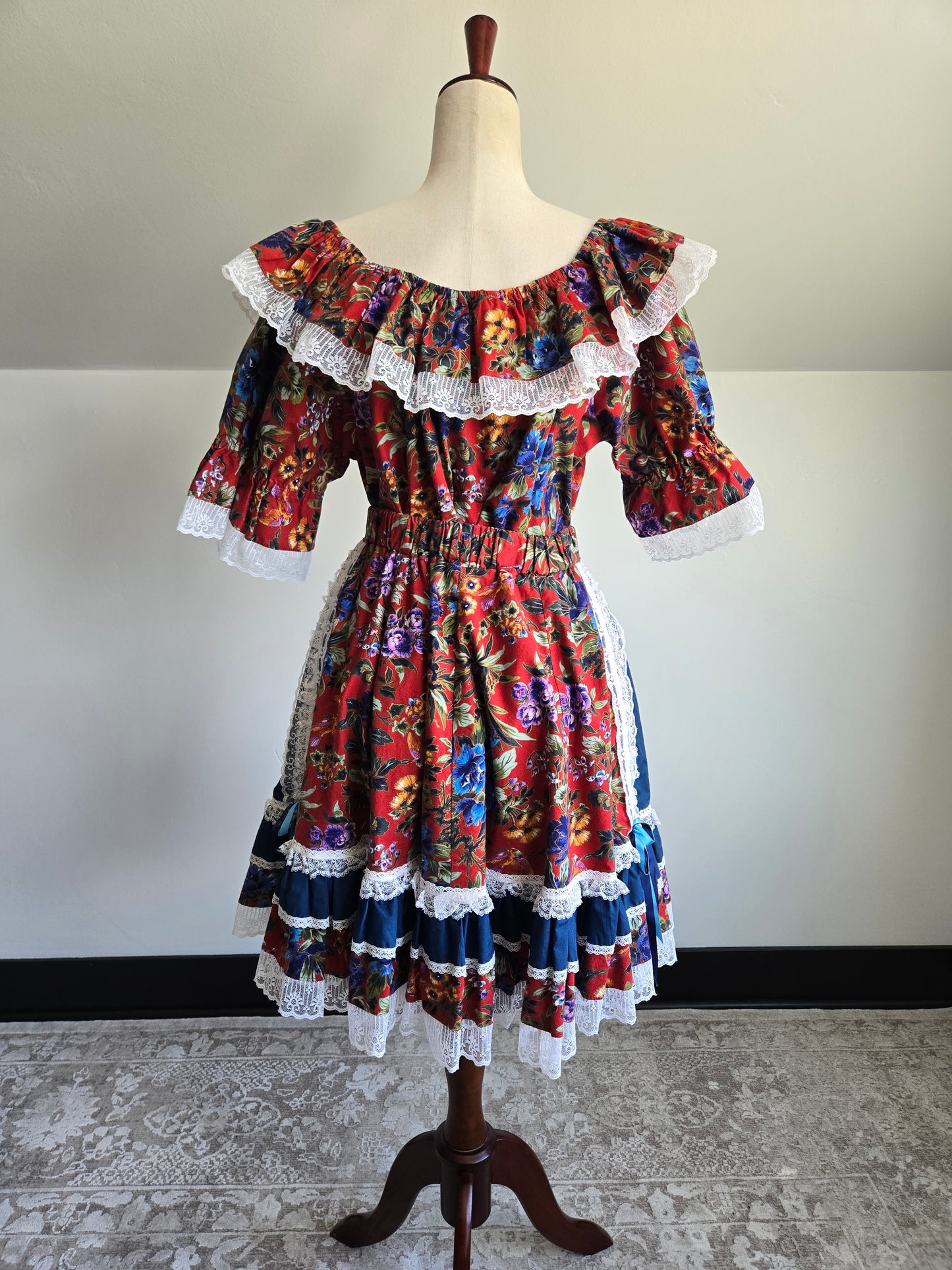 Vintage Western Swing Dancing Two Piece Set - L/XL