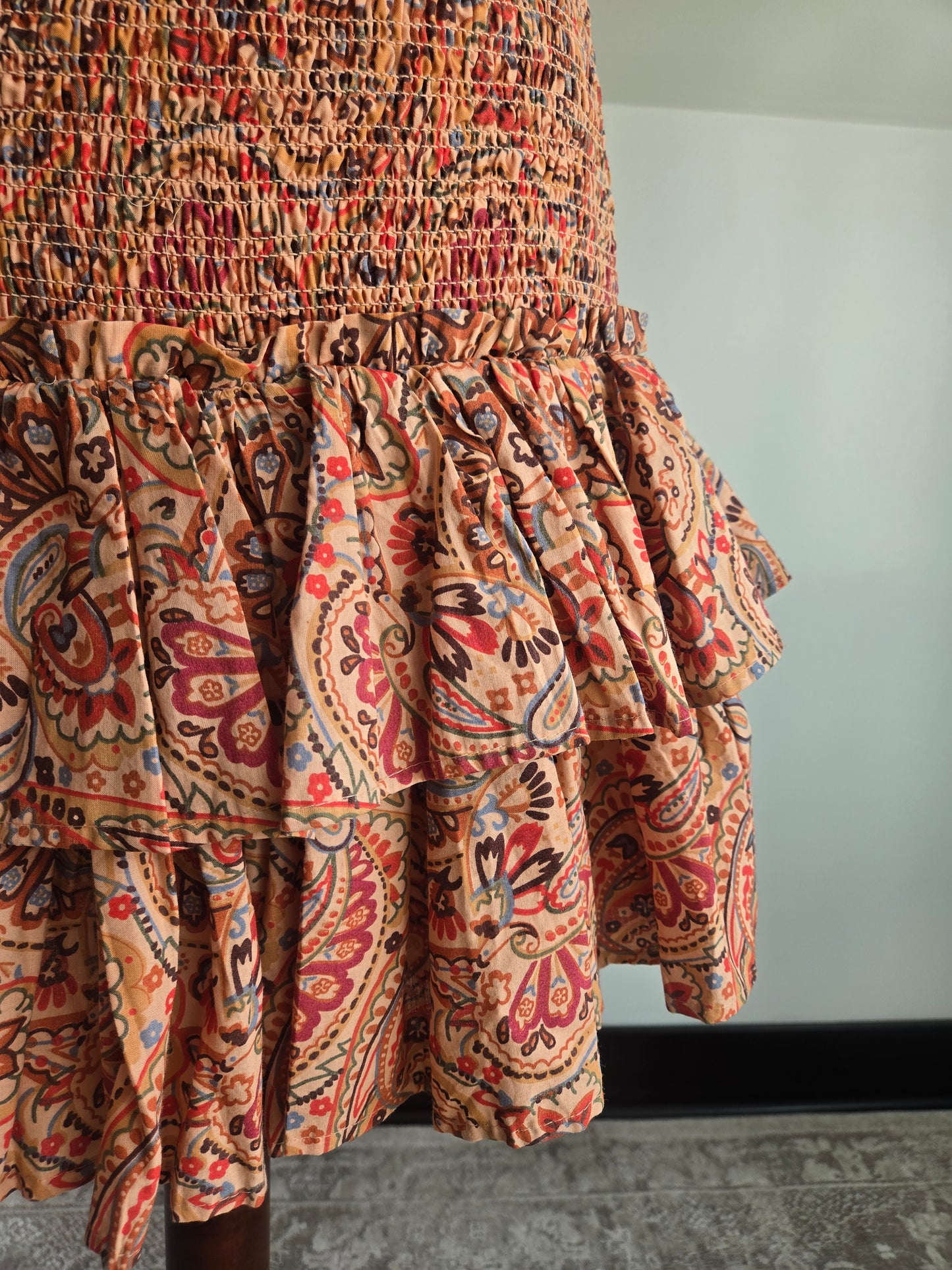 House of Harlow 1960 Cotton Paisley Skirt - Medium