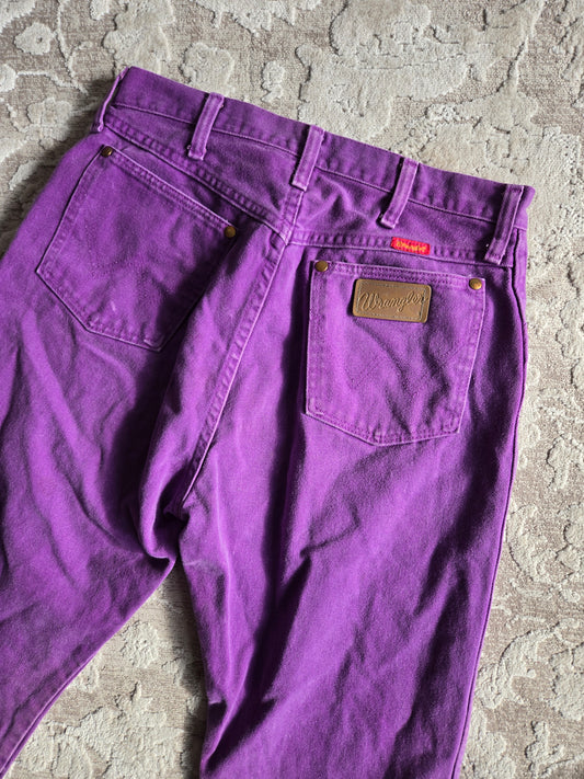 Vintage Purple Wrangler Jeans  - W30-31"