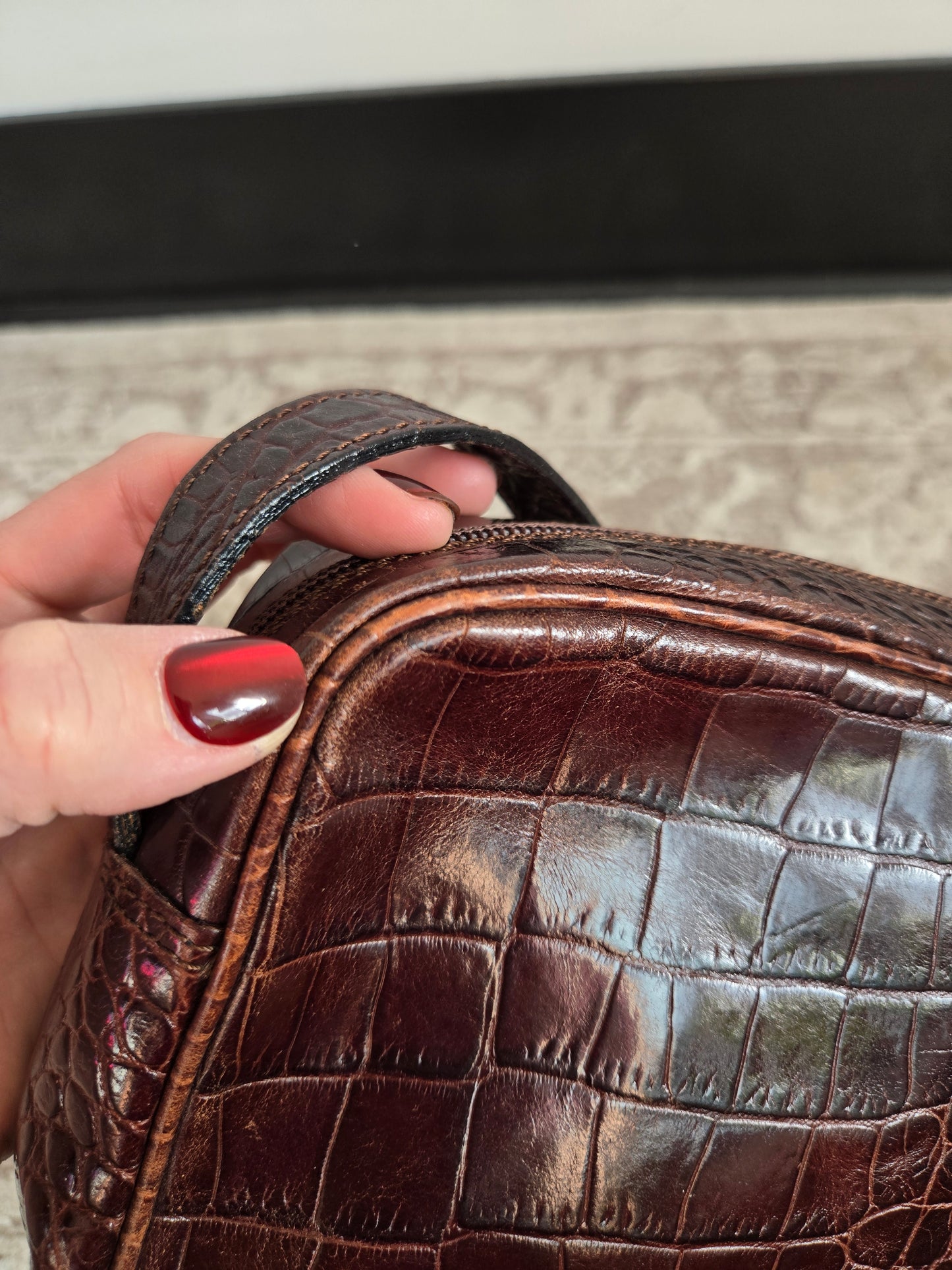 Vintage Italian Leather Crossbody