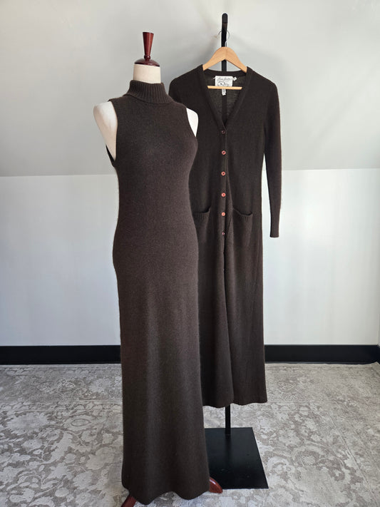 Vintage Jane Justin Lambswool and Angora Two Piece Set - Medium