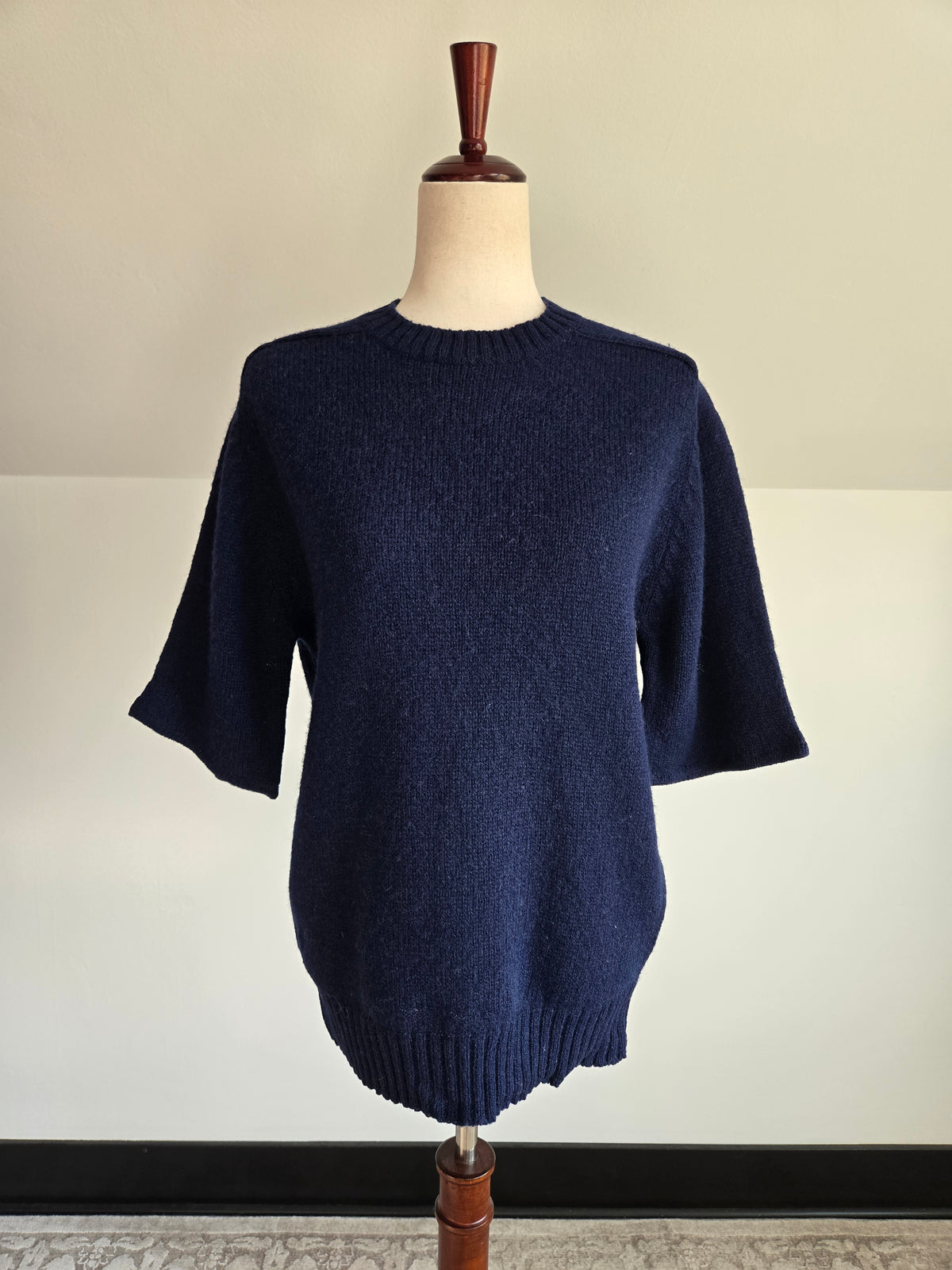Vintage Hartog Marine Club South African Wool SS Sweater - M/L
