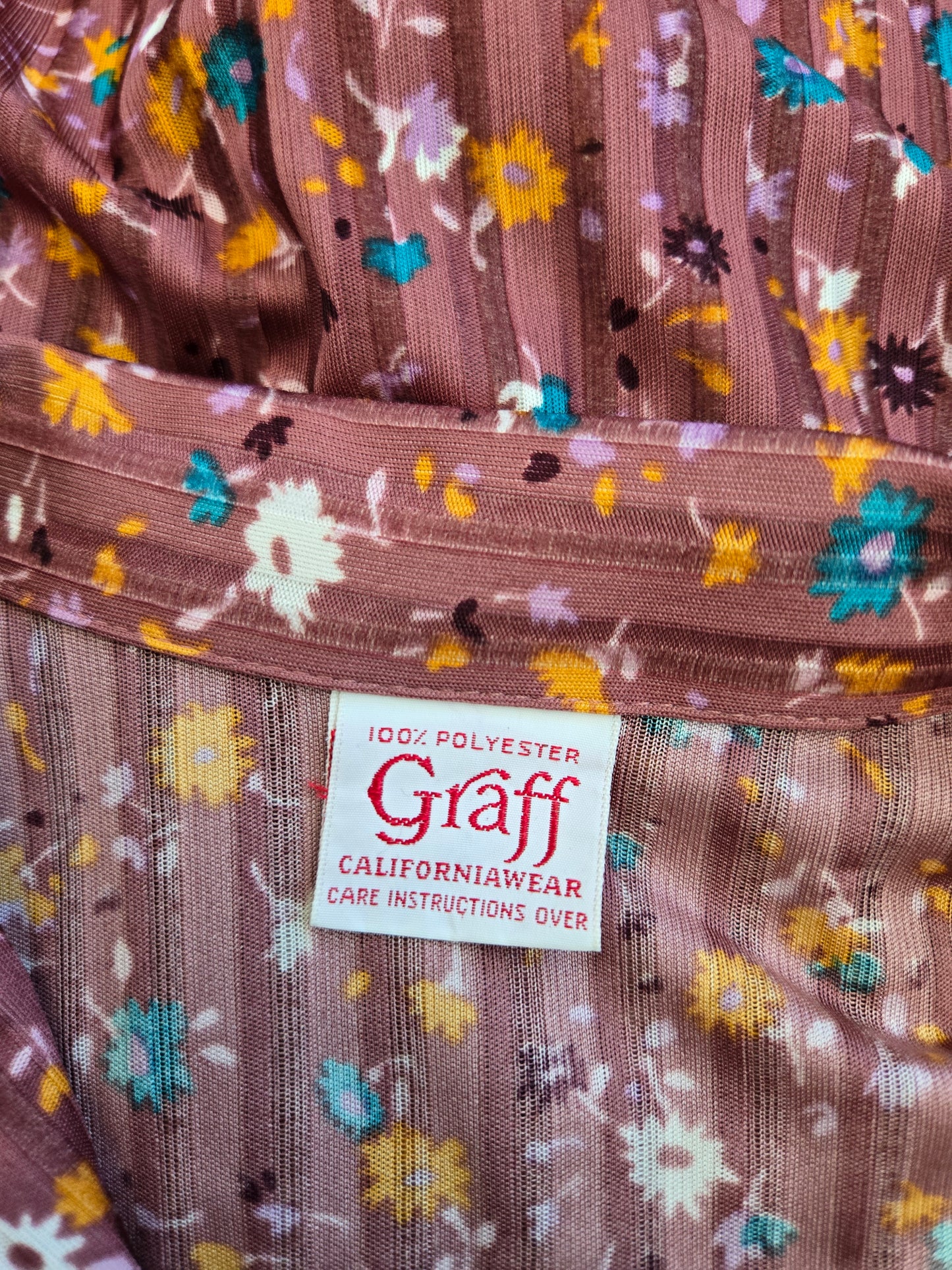 Graff Vintage 70s Micro Floral Top - large