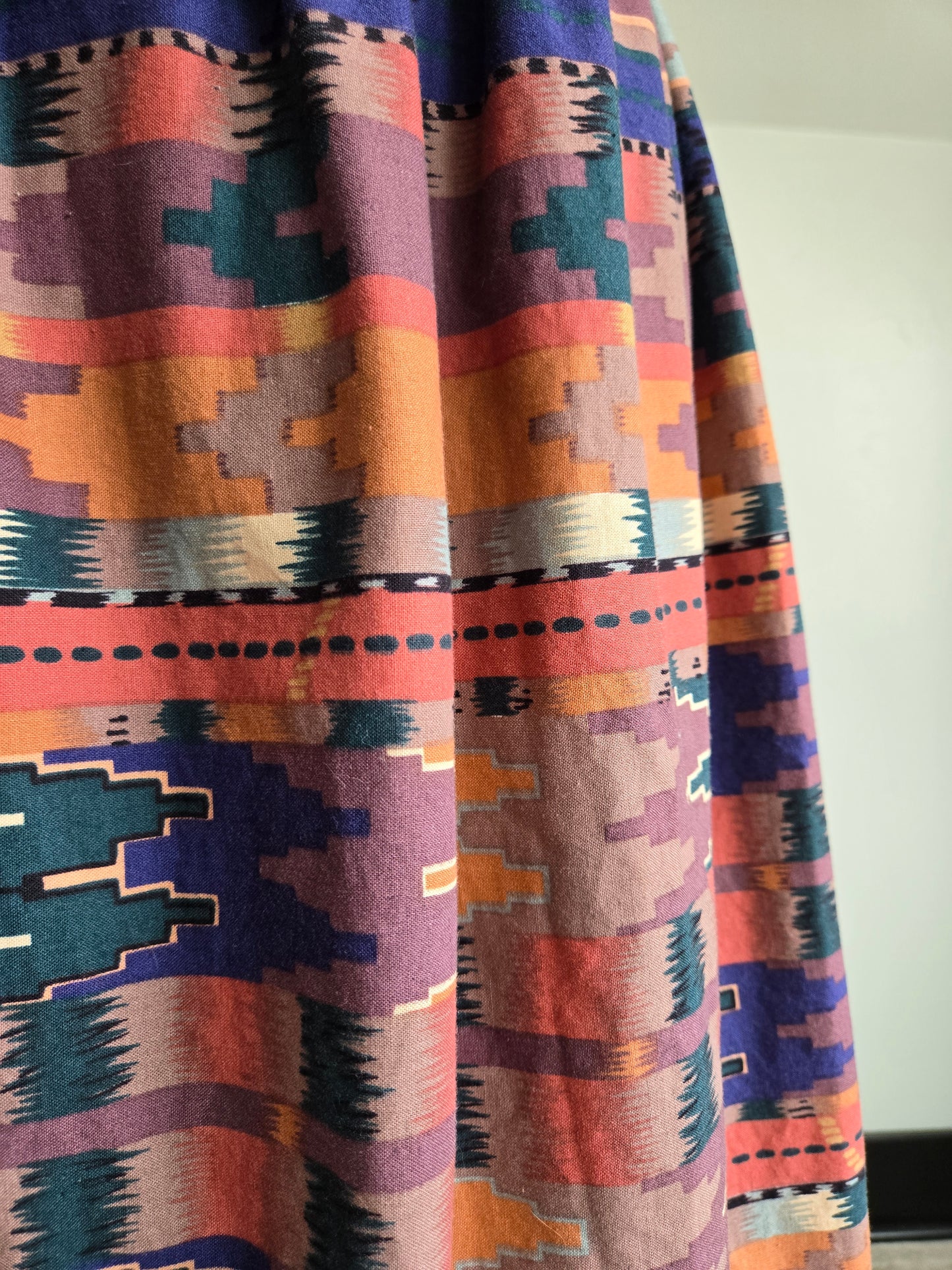 Vintage 70s Hand Made Western Skirt - W25"