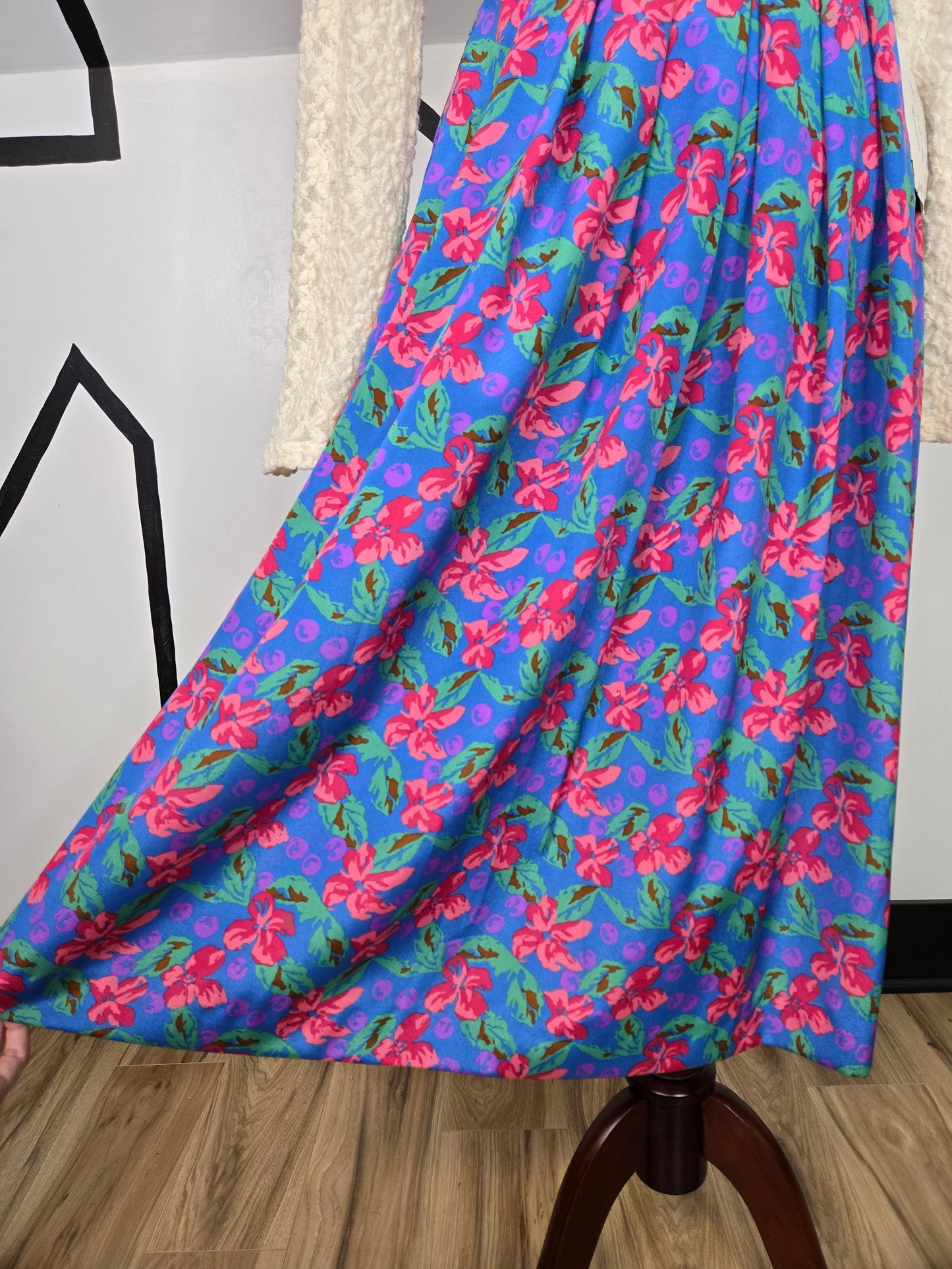 TWCC Evan Picone Vintage Deadstock Floral Skirt - 28" Waist