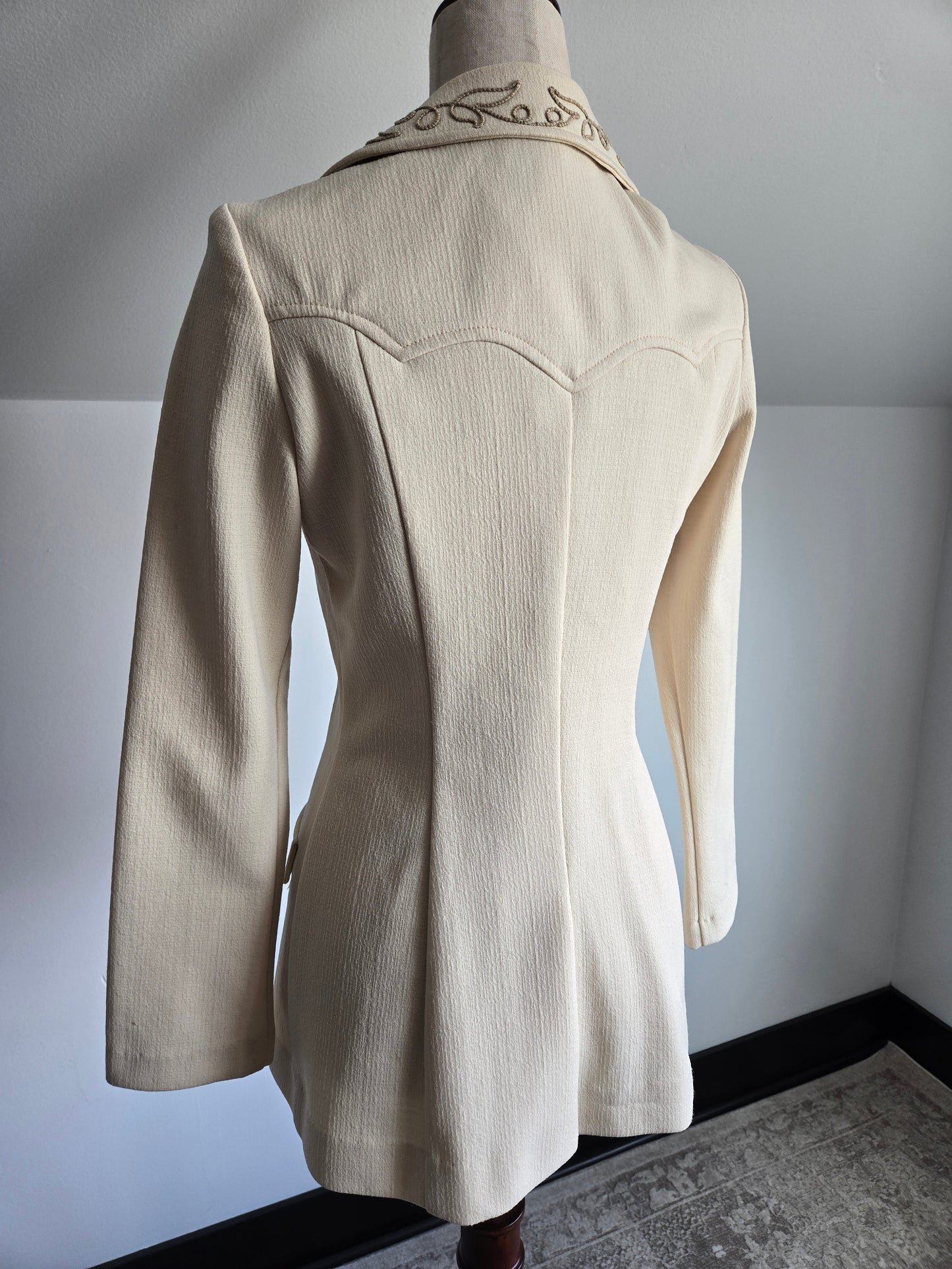 H Bar C Ranchwear Vintage 70s Western Blazer - XS/S