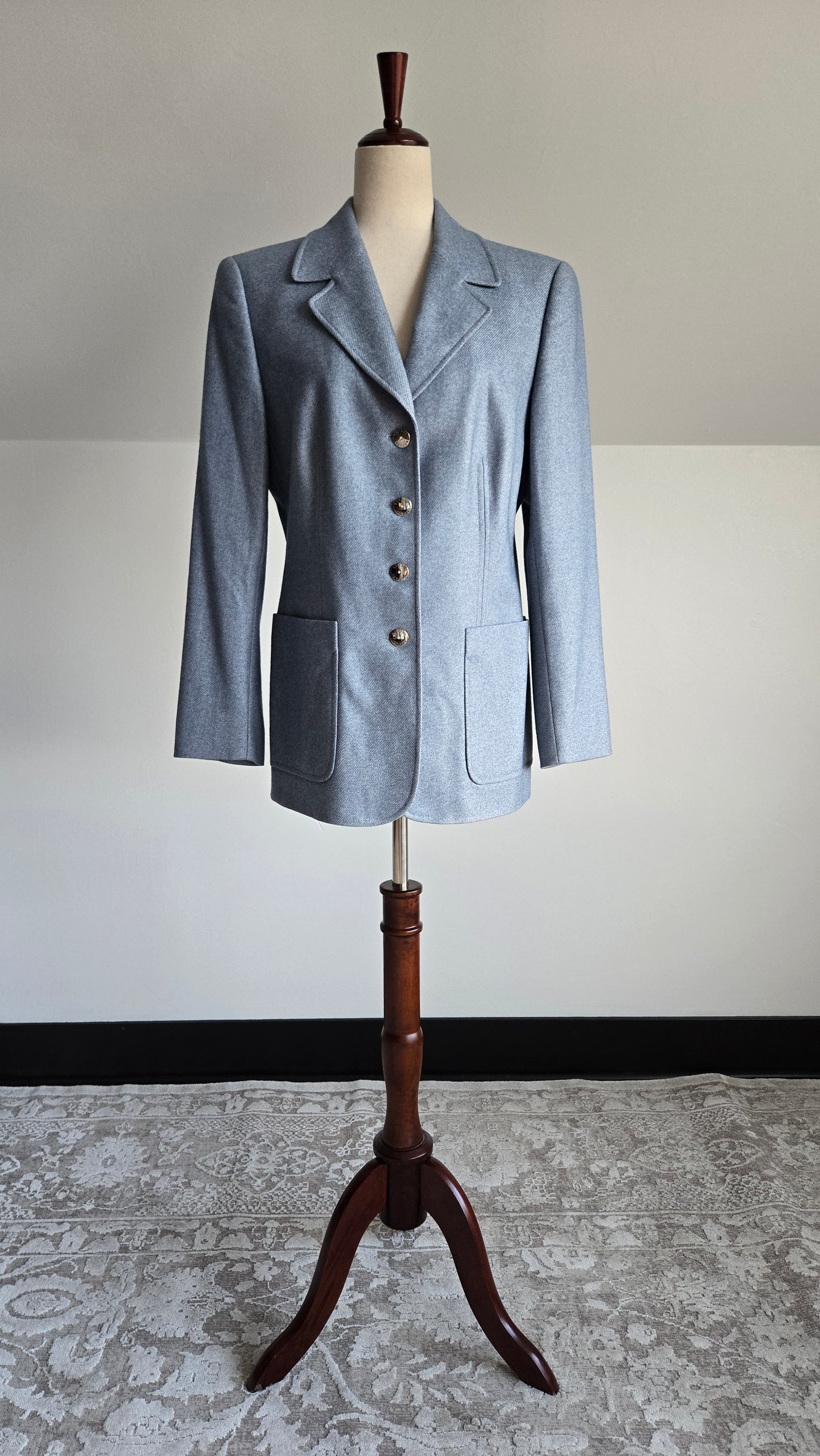 Escada Cashmere and Silk Made in Germany Vintage Blazer - large