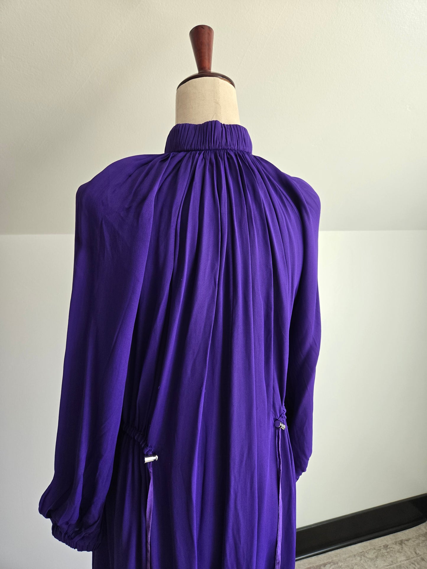 Tibi Designer Purple Drape Dress - XS/S/M