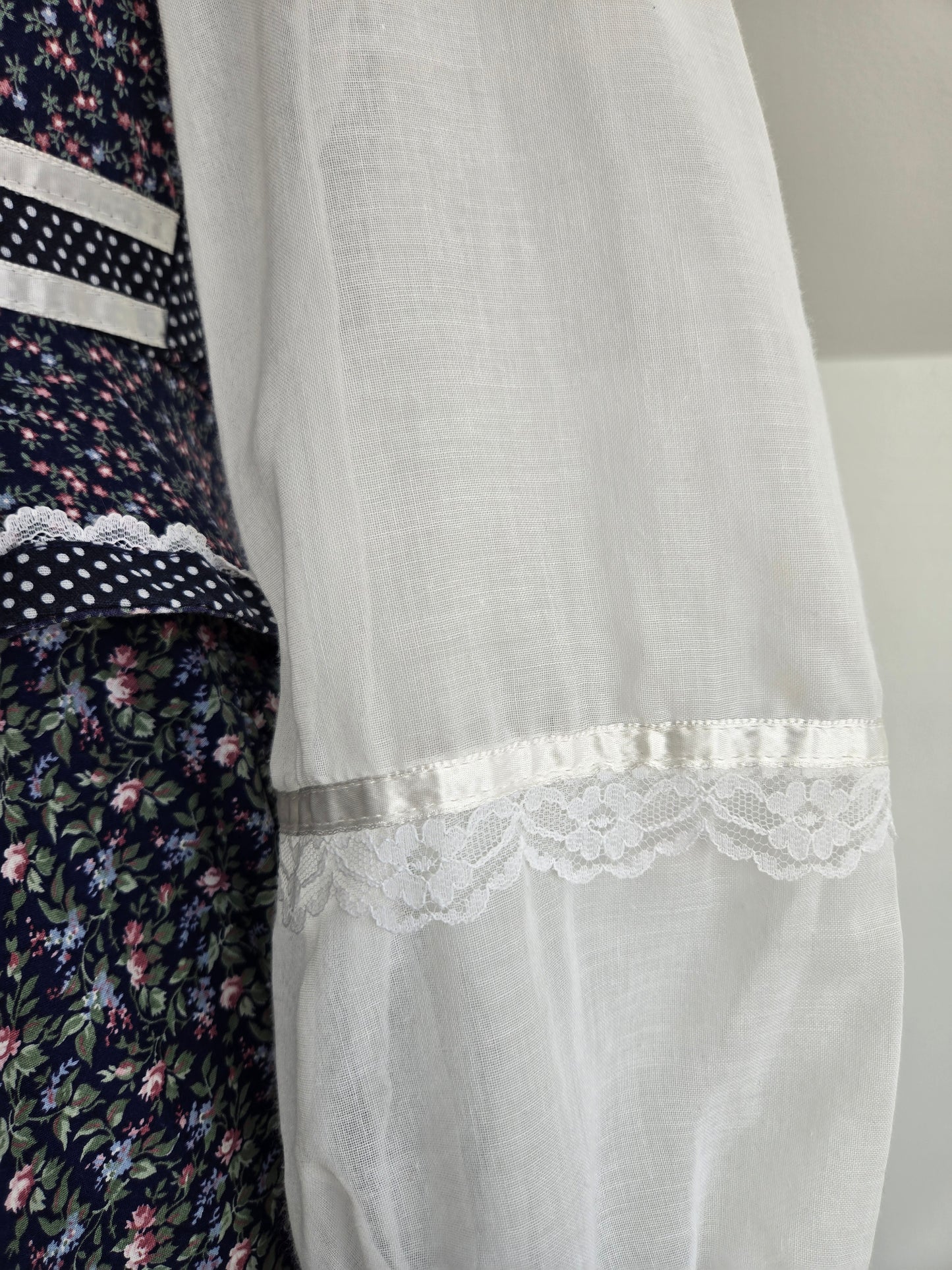 Gold Label Gunne Sax by Jessica San Fransisco Vintage 70s Calico Prairie Dress - XS