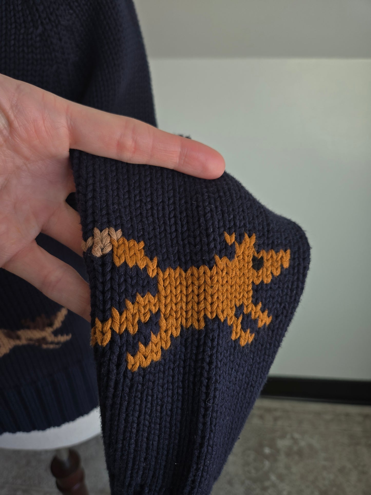 Pendleton Fox Hunt Cotton Sweater - small