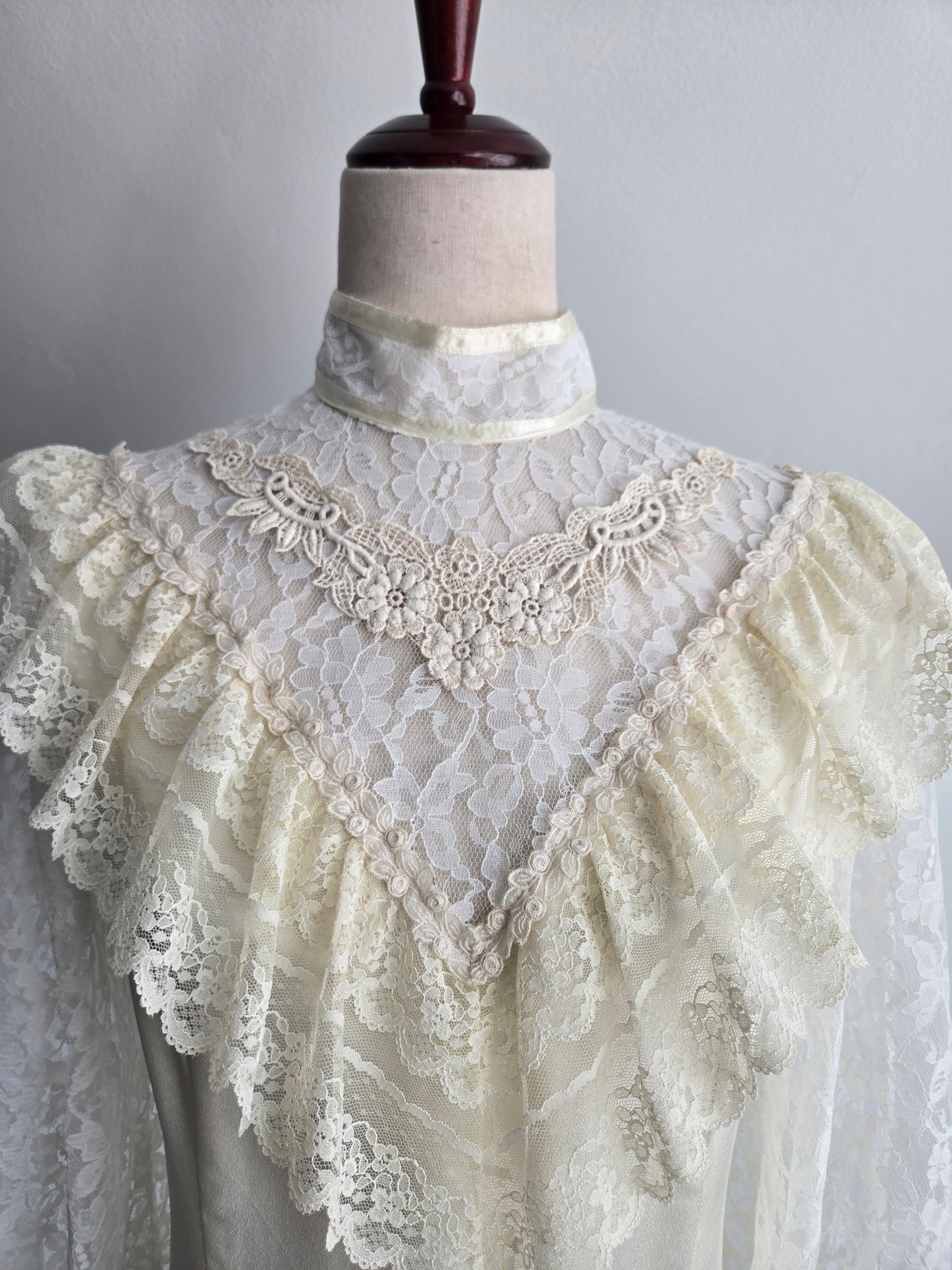 Gunnies Gunne Sax by Jessica Vintage 80s Blouse - Small