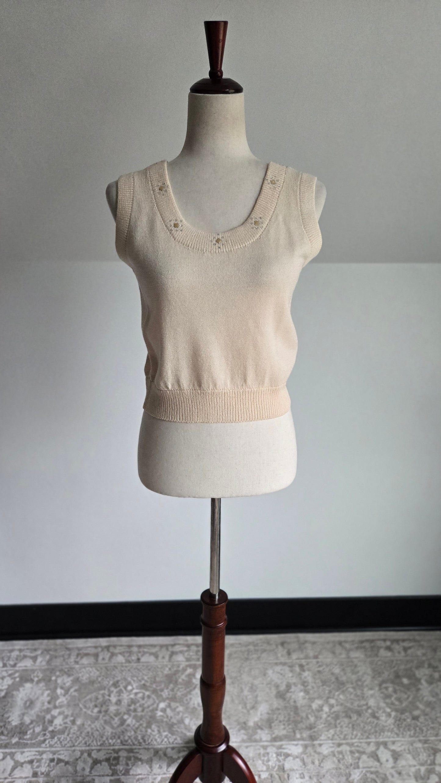 Vintage St John Knit Crop Tank - XS/S/M/L